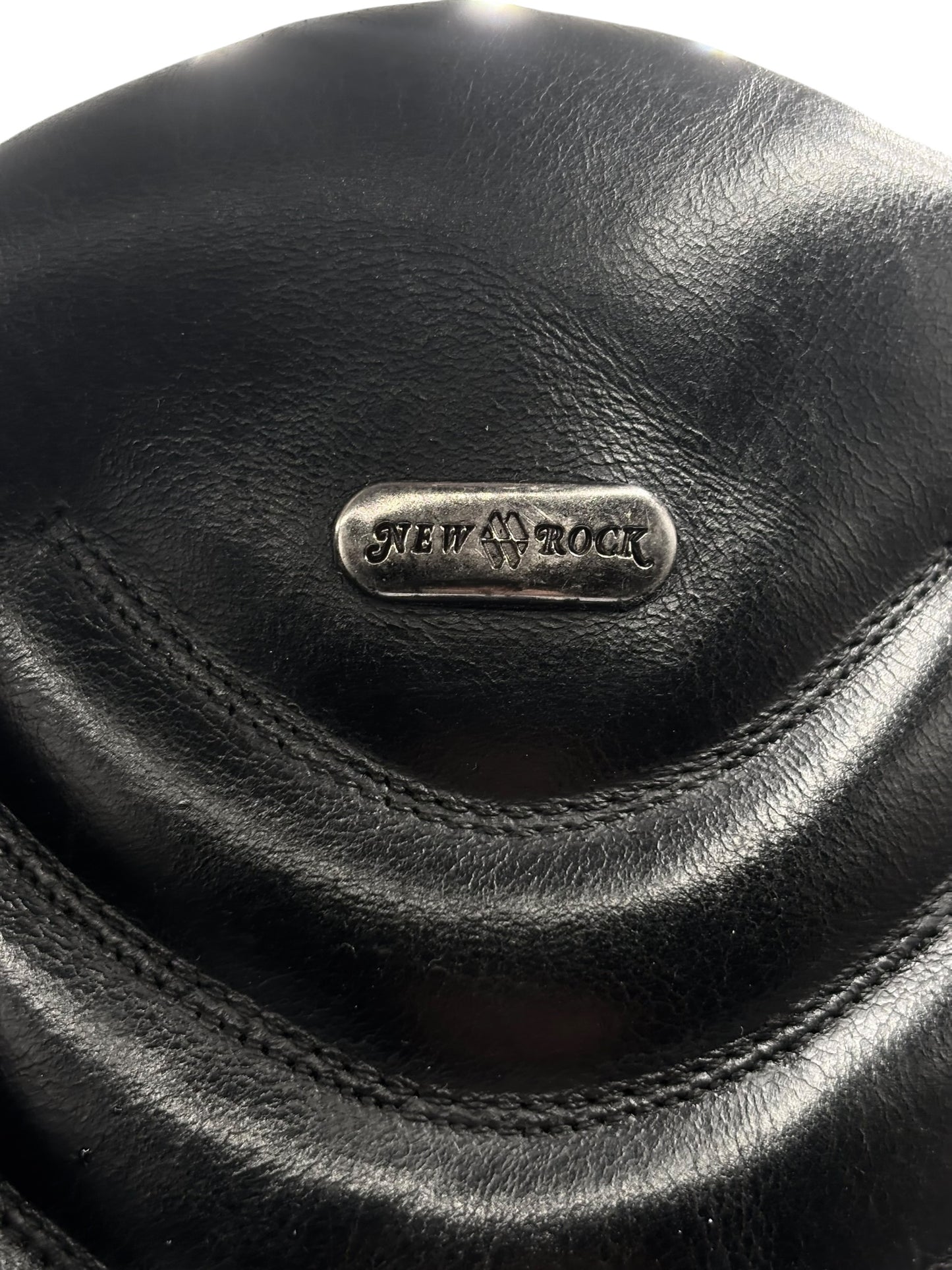 Vintage New Rock knee high biker boots size 40