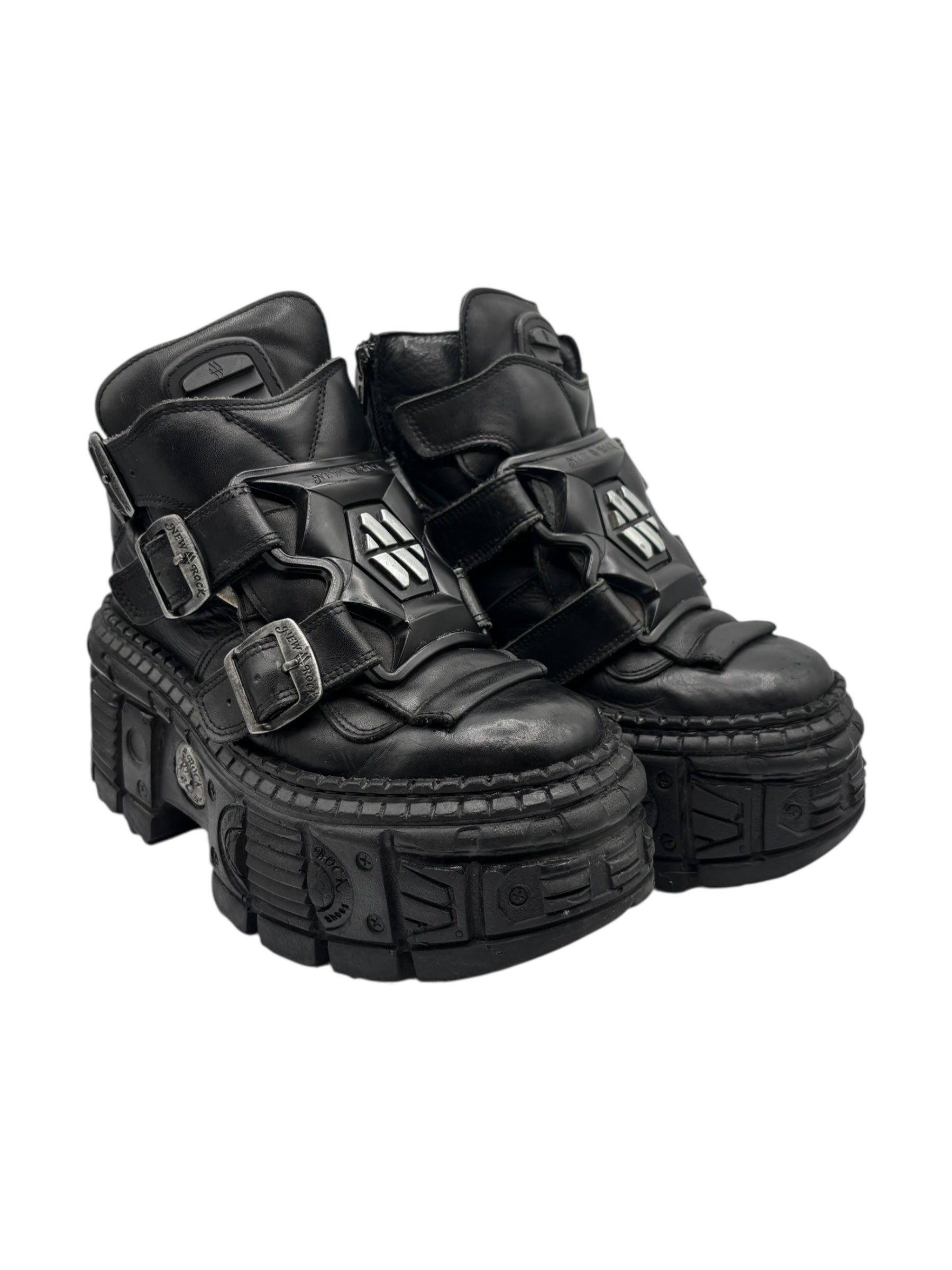 Vintage New Rock M285 techno platform boots size 38