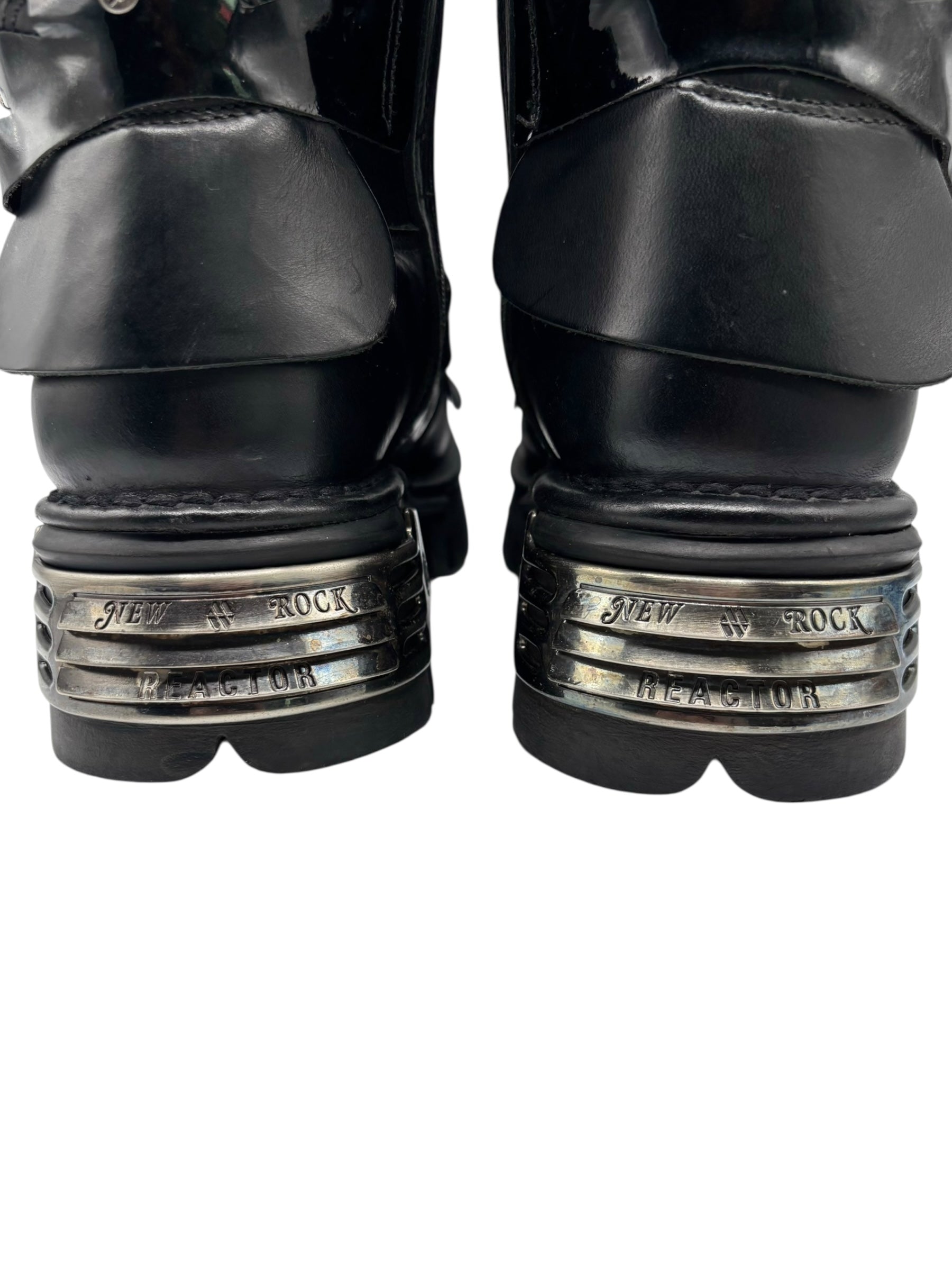 Vintage New Rock M-735-C5 knee high leather boots size 41