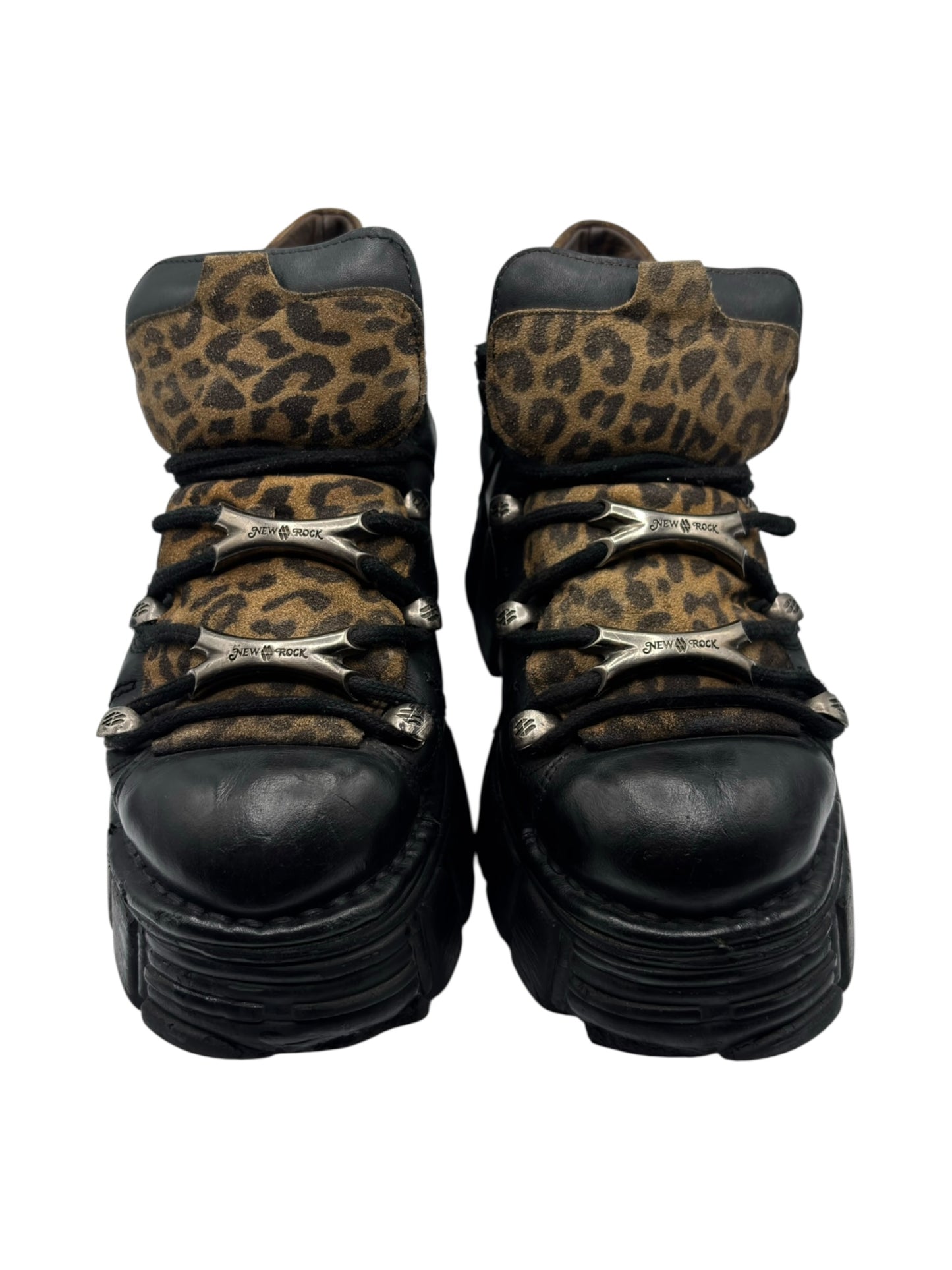 Vintage New Rock M106 leppard platform boots