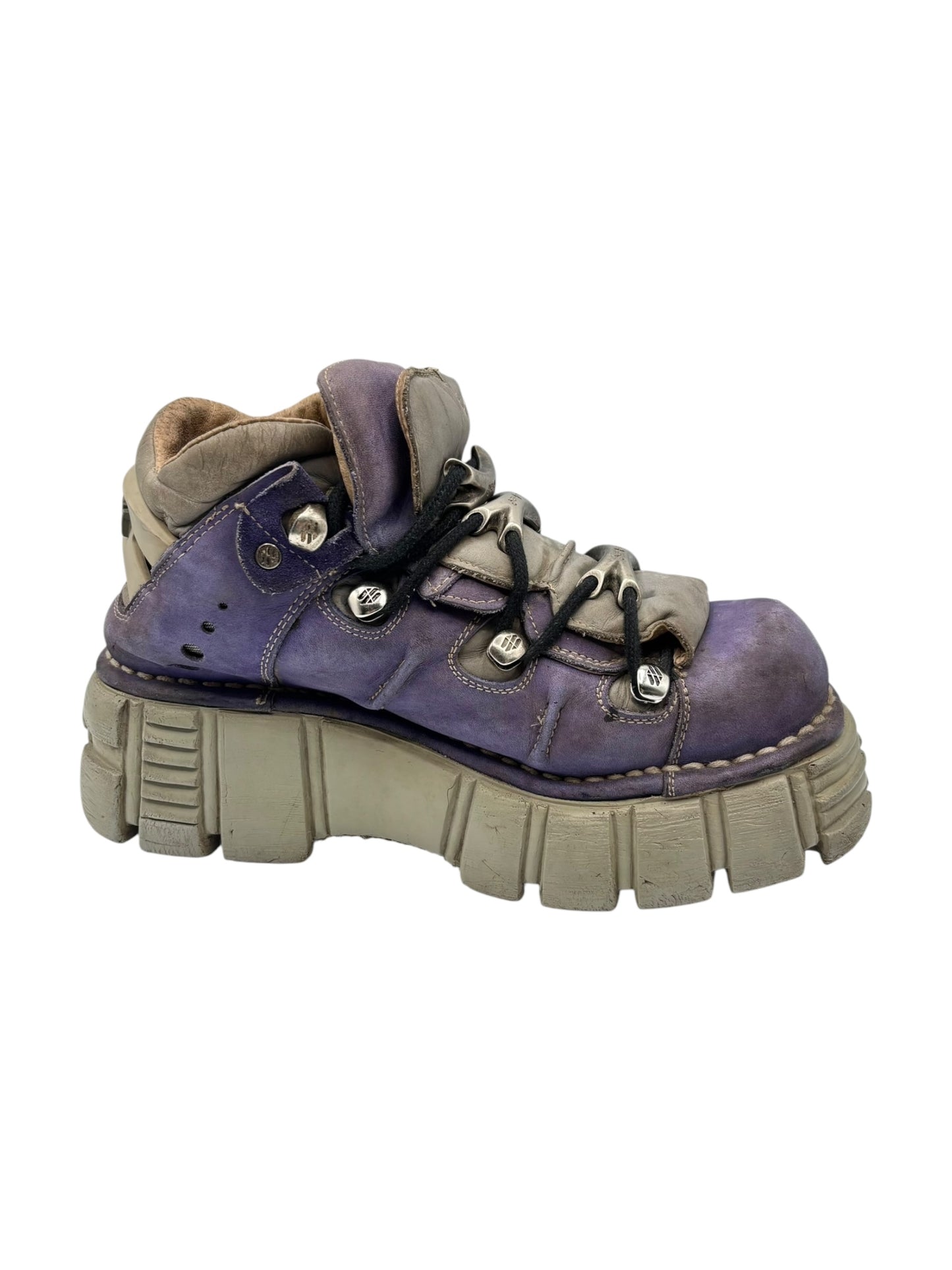 New Rock M-106 purple platform boots size 39