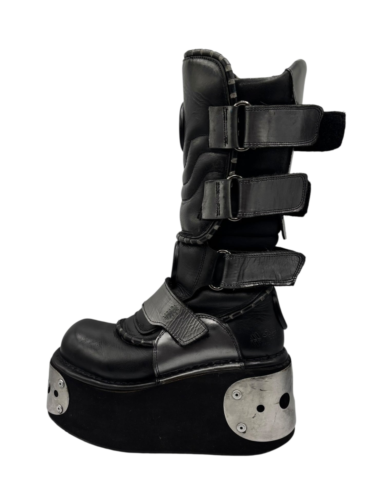 Extremely rare vintage 90s New Rock neptuno platform boots size 39