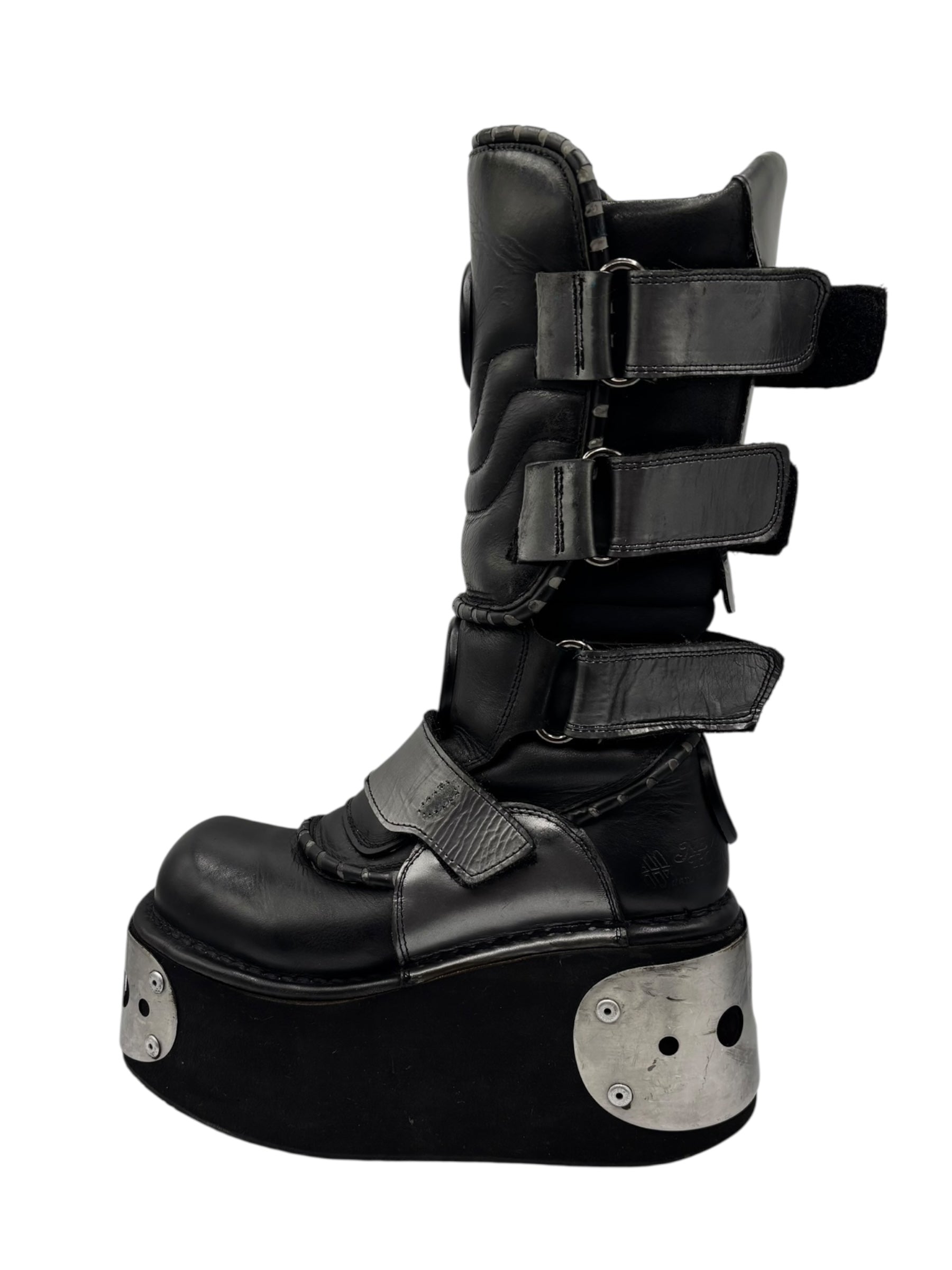 Extremely rare vintage 90s New Rock neptuno platform boots size 39