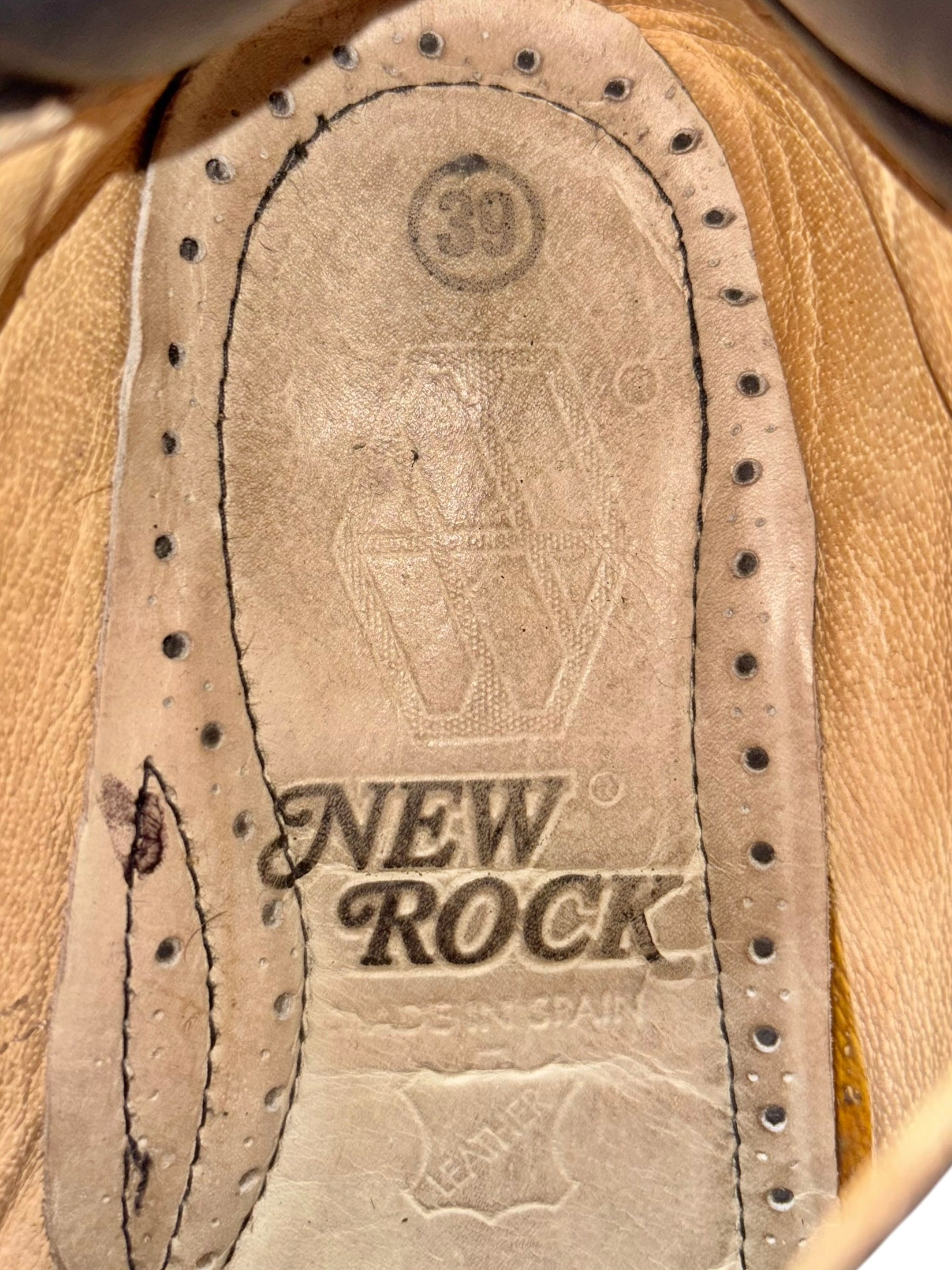 Vintage New Rock limited edition M.106-S1 purple platform boots size 39