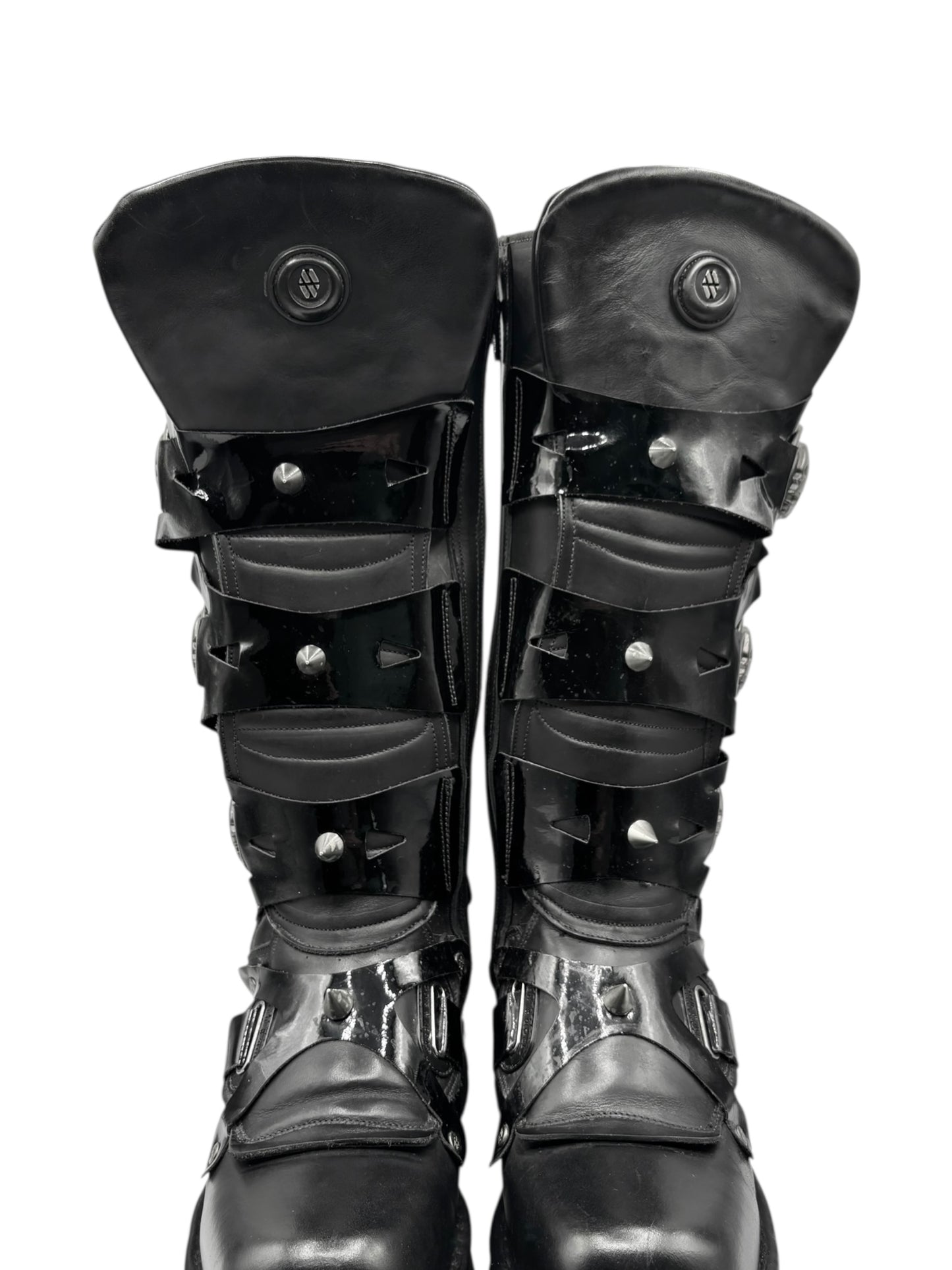 Vintage New Rock M-735-C5 knee high leather boots size 41