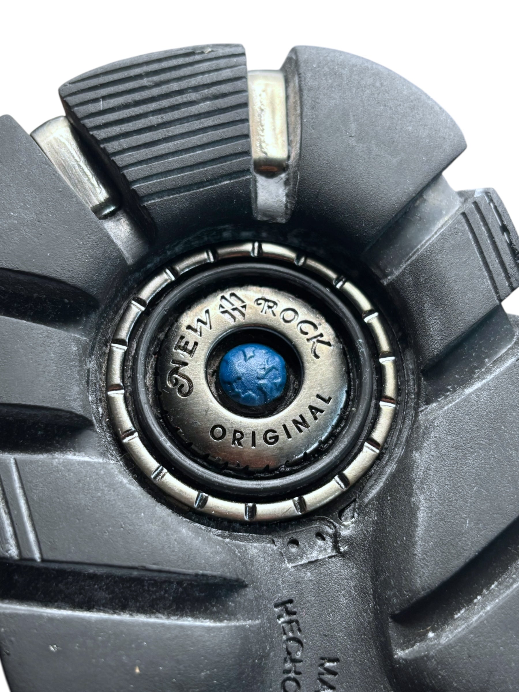 RARE vintage New Rock khaki trailer platform boots size 42