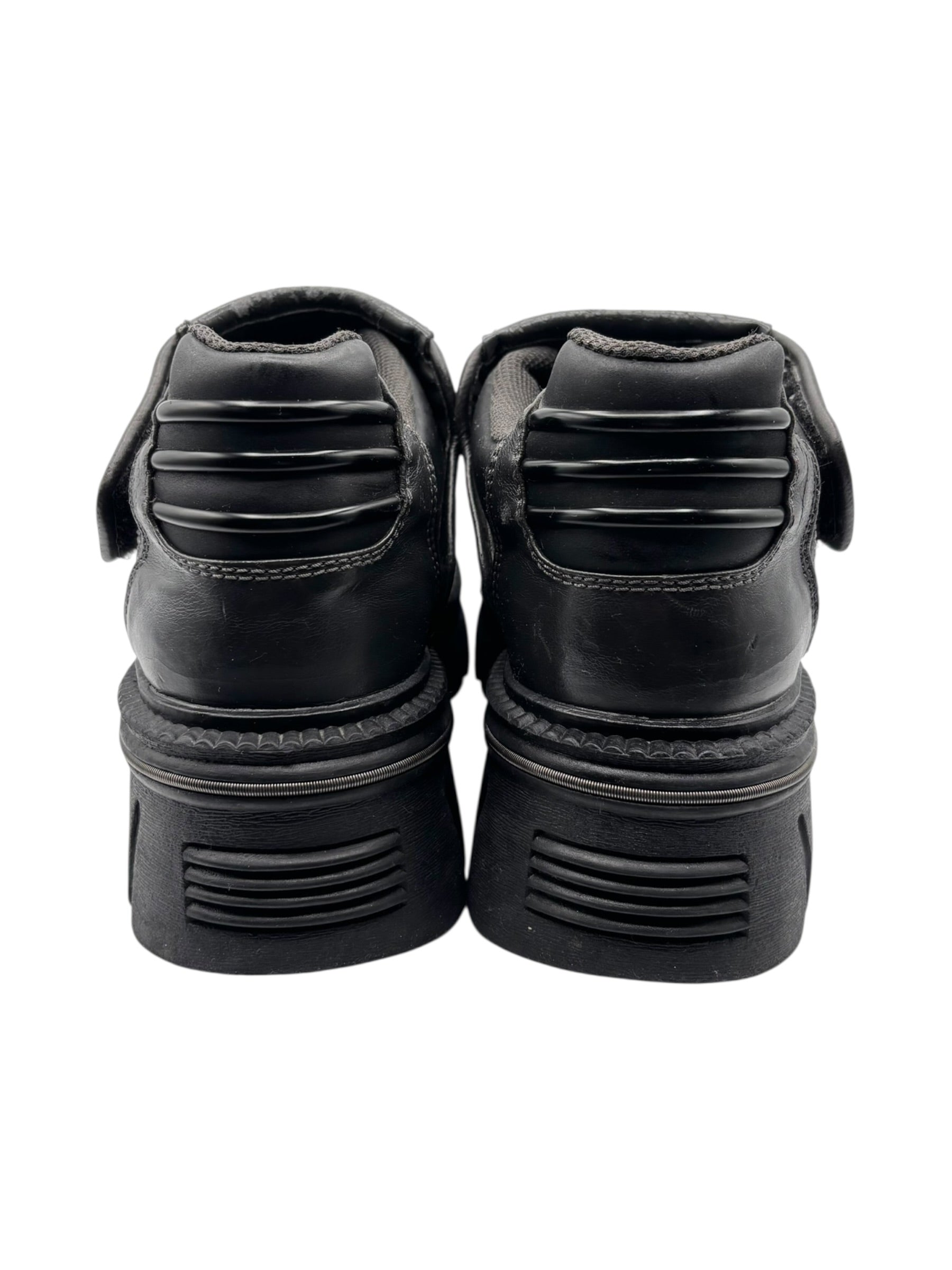 Vintage XSPORT leather platform boots size 42