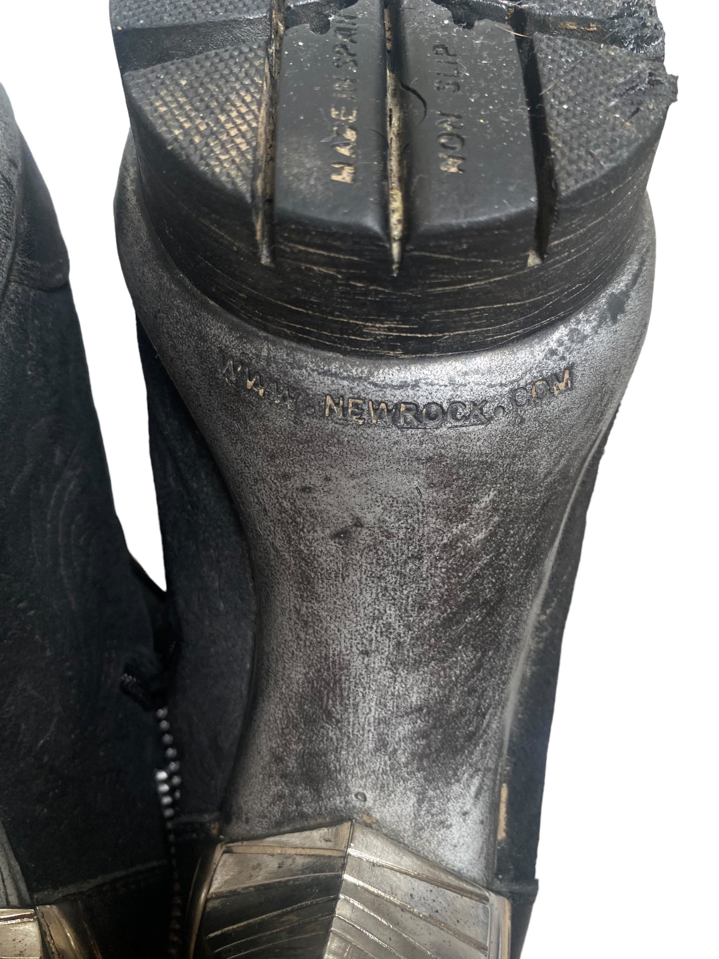 Rare vintage New Rock leather heels size 37