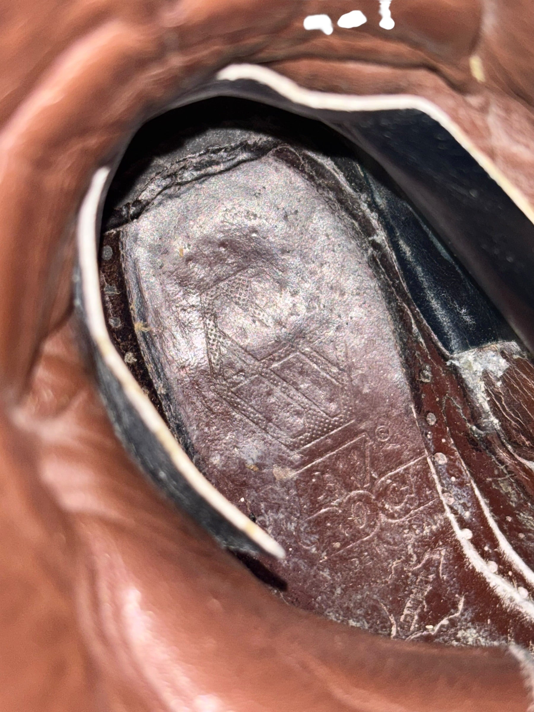 Vintage New Rock mid-calf black leather boots size 42