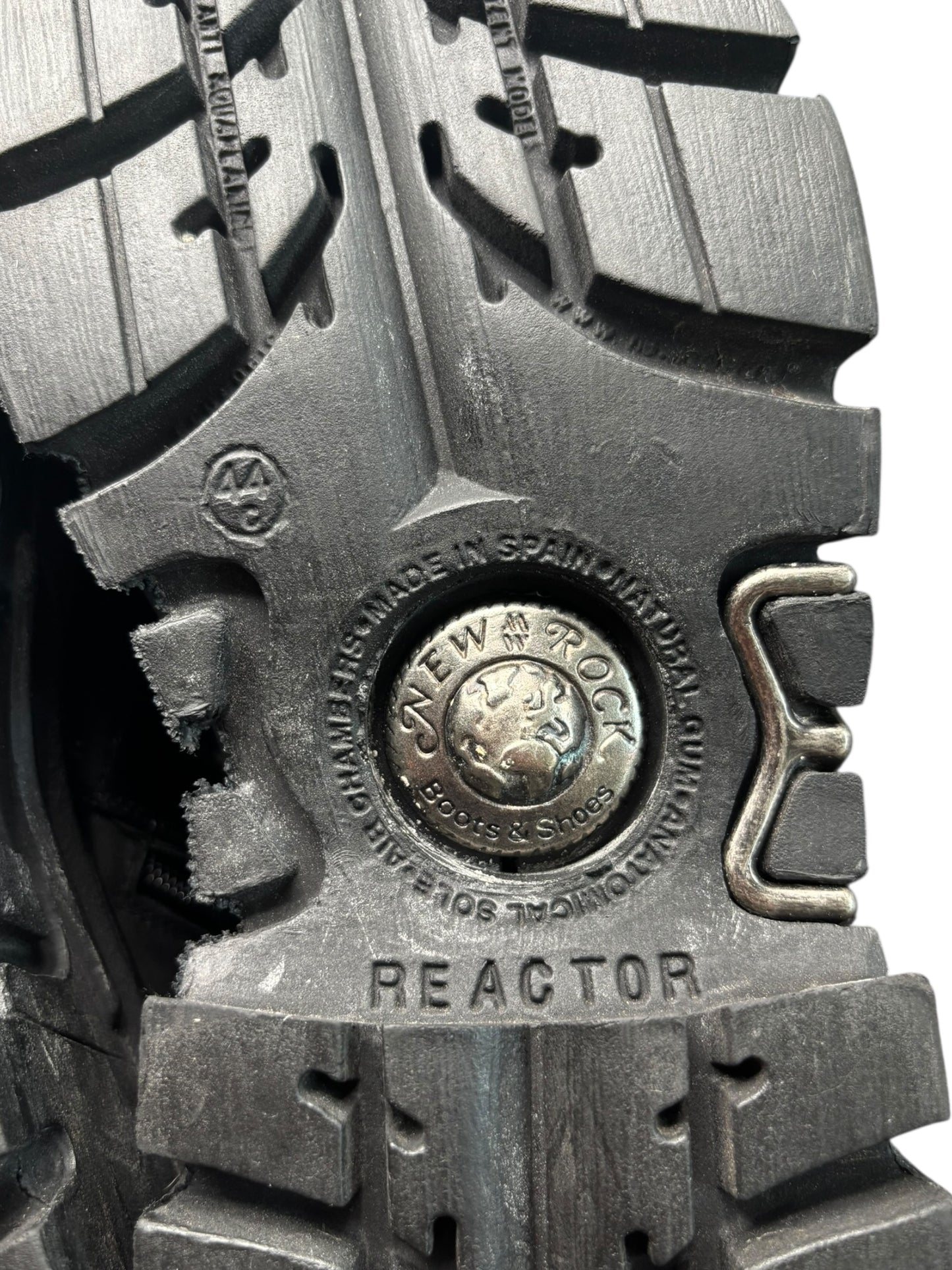 Vintage New Rock studded leather boots size 44