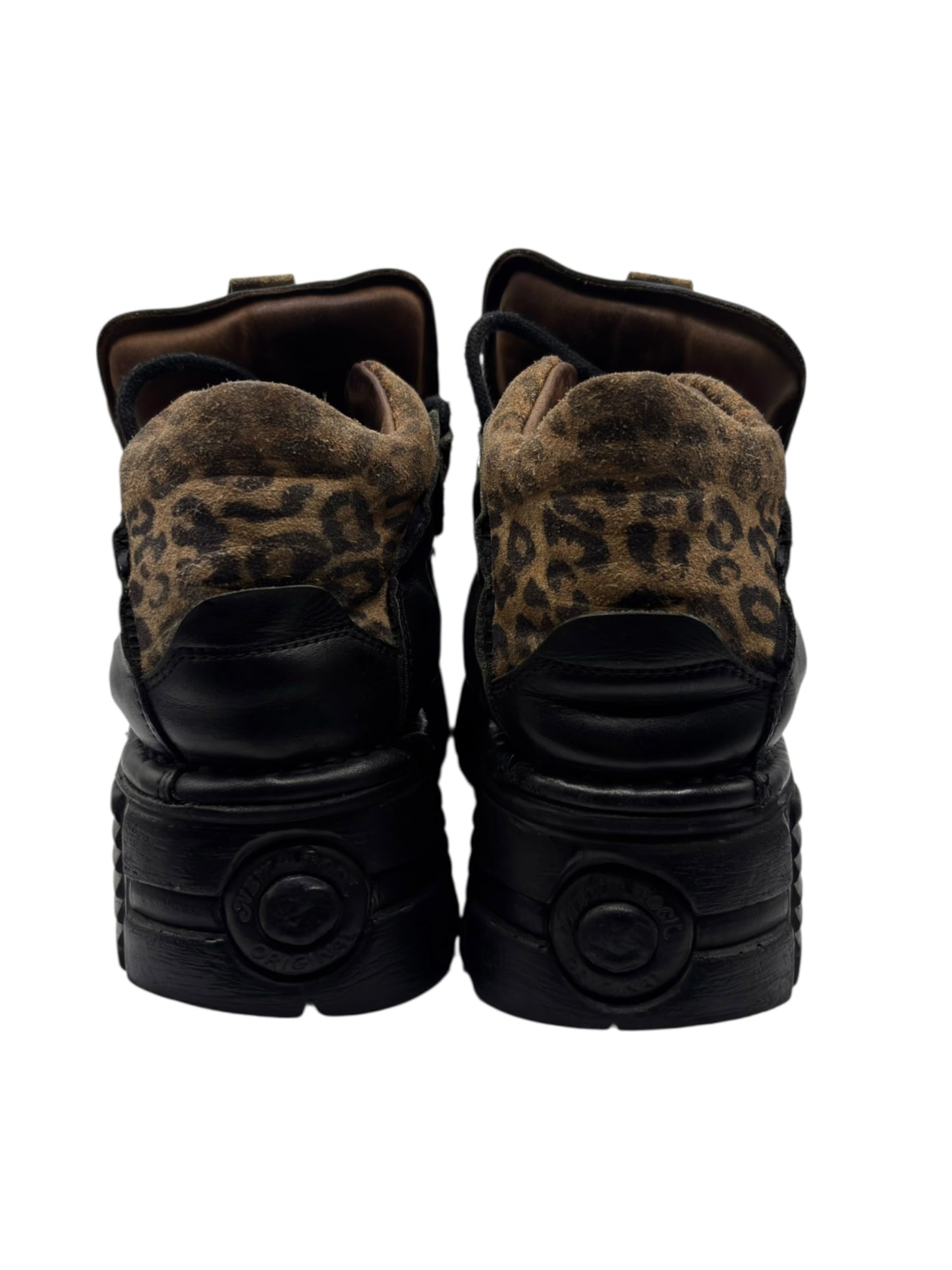 Vintage New Rock M106 leppard platform boots