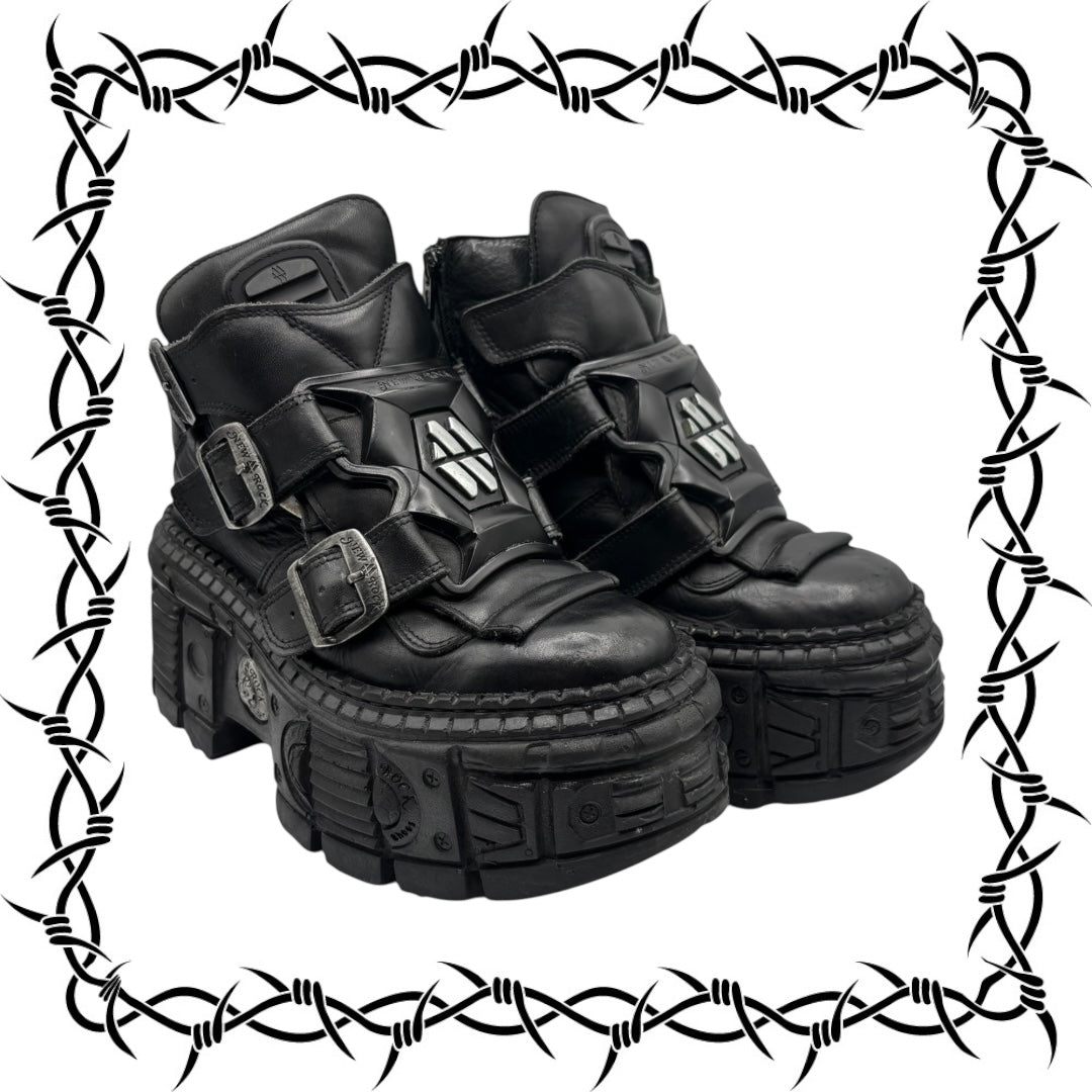 Vintage New Rock M285 techno platform boots size 38