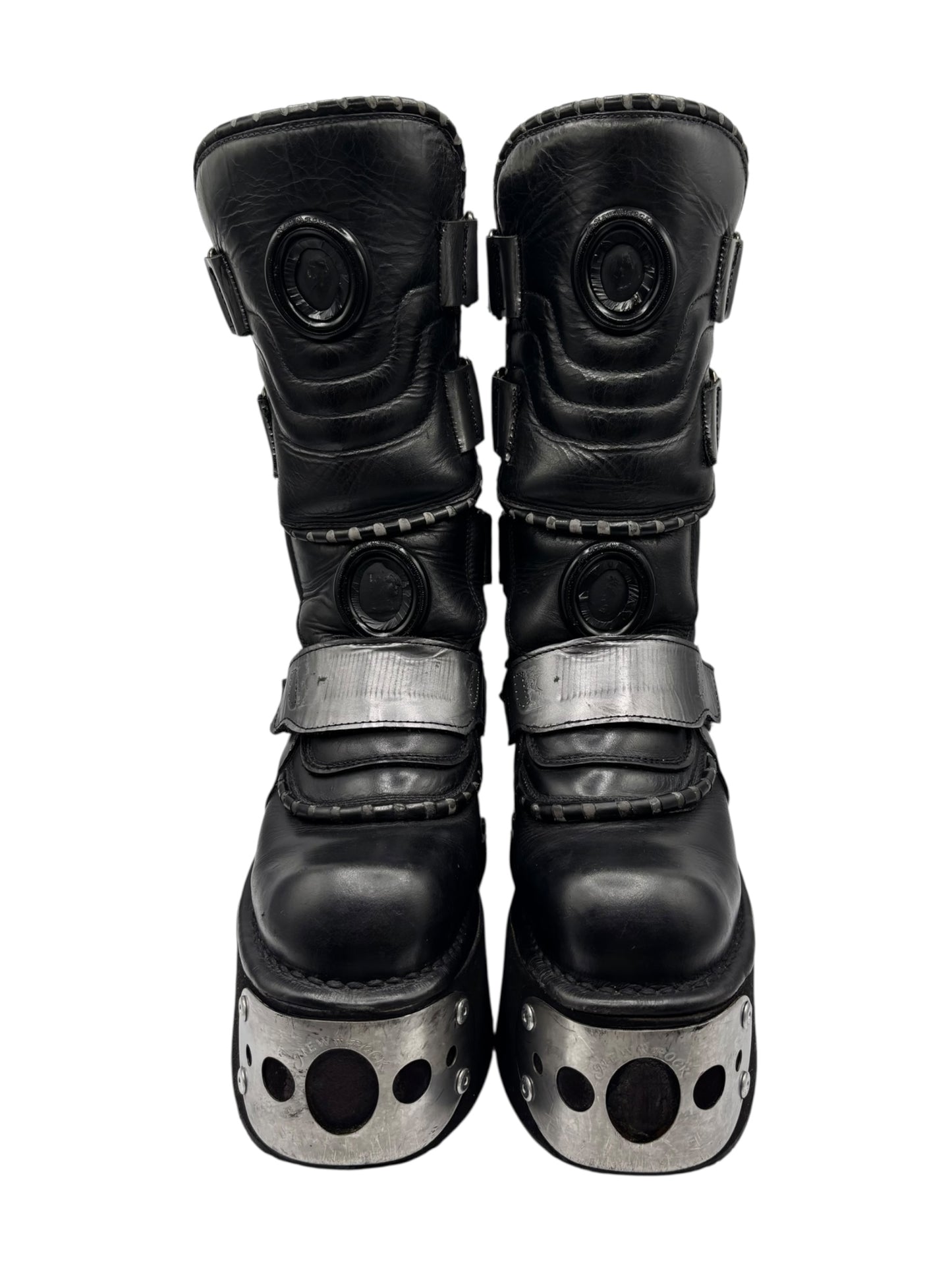 Extremely rare vintage 90s New Rock neptuno platform boots size 39