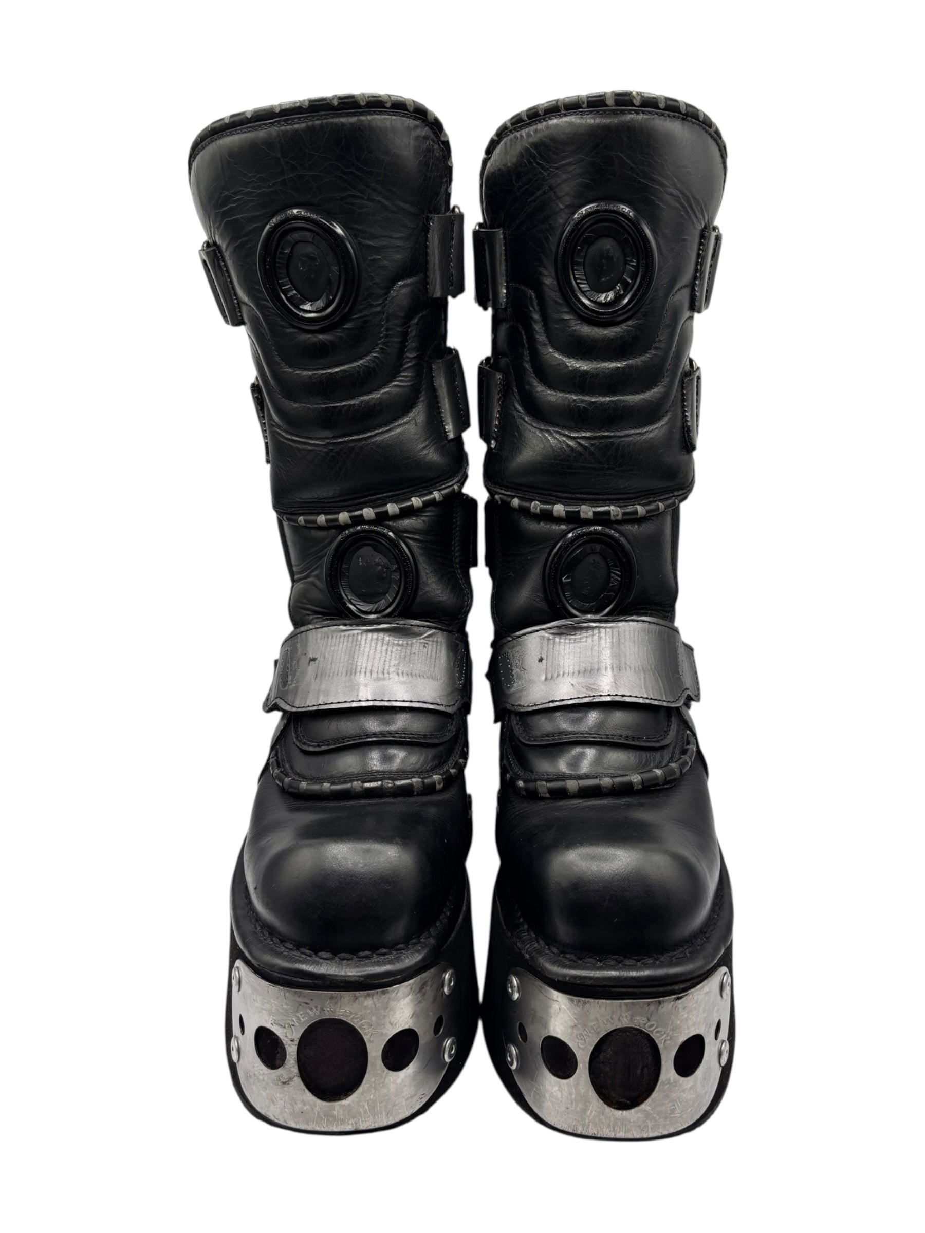 Extremely rare vintage 90s New Rock neptuno platform boots size 39