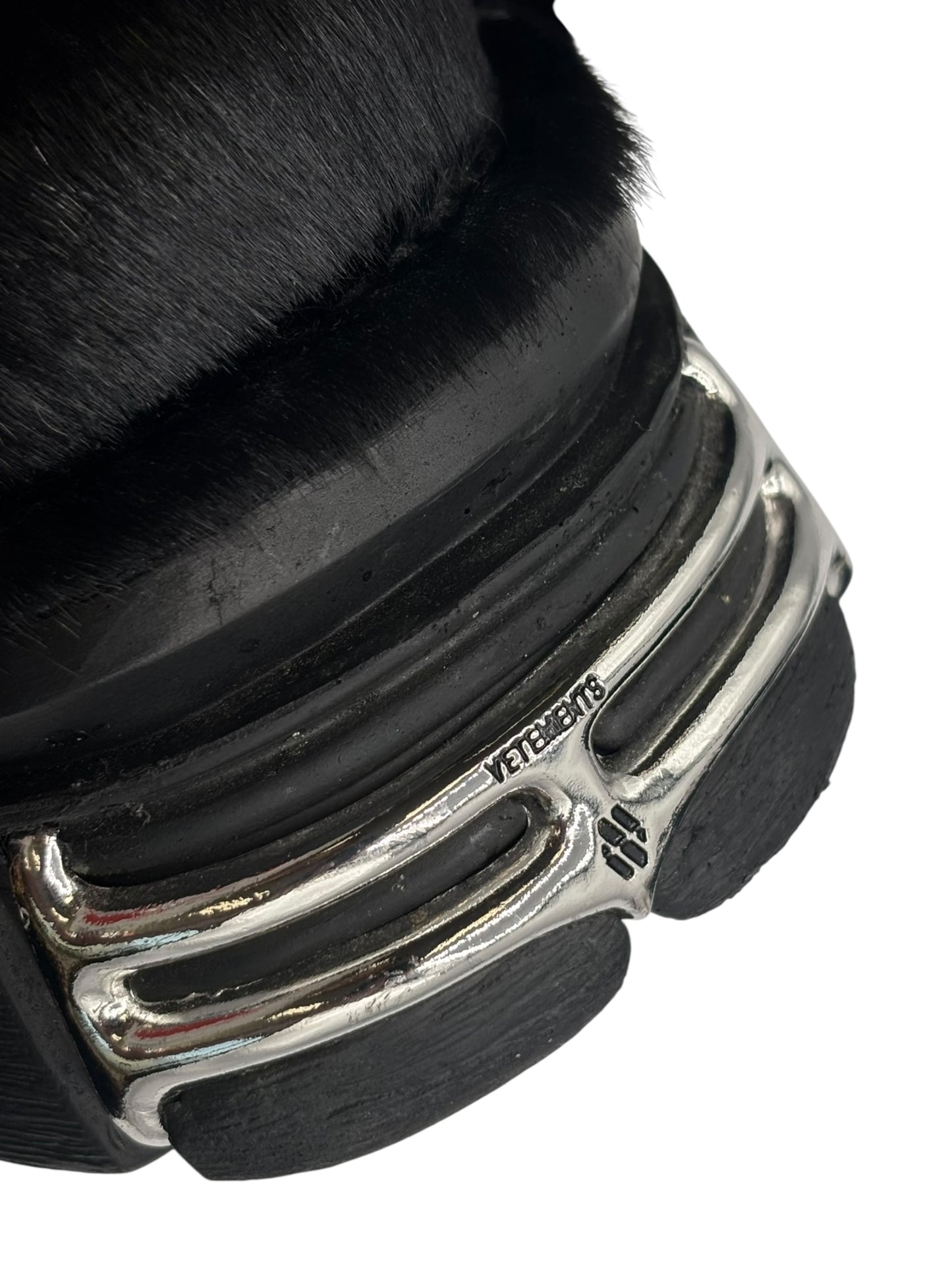 New Rock x Vetements M-106 fur platform boots size 44