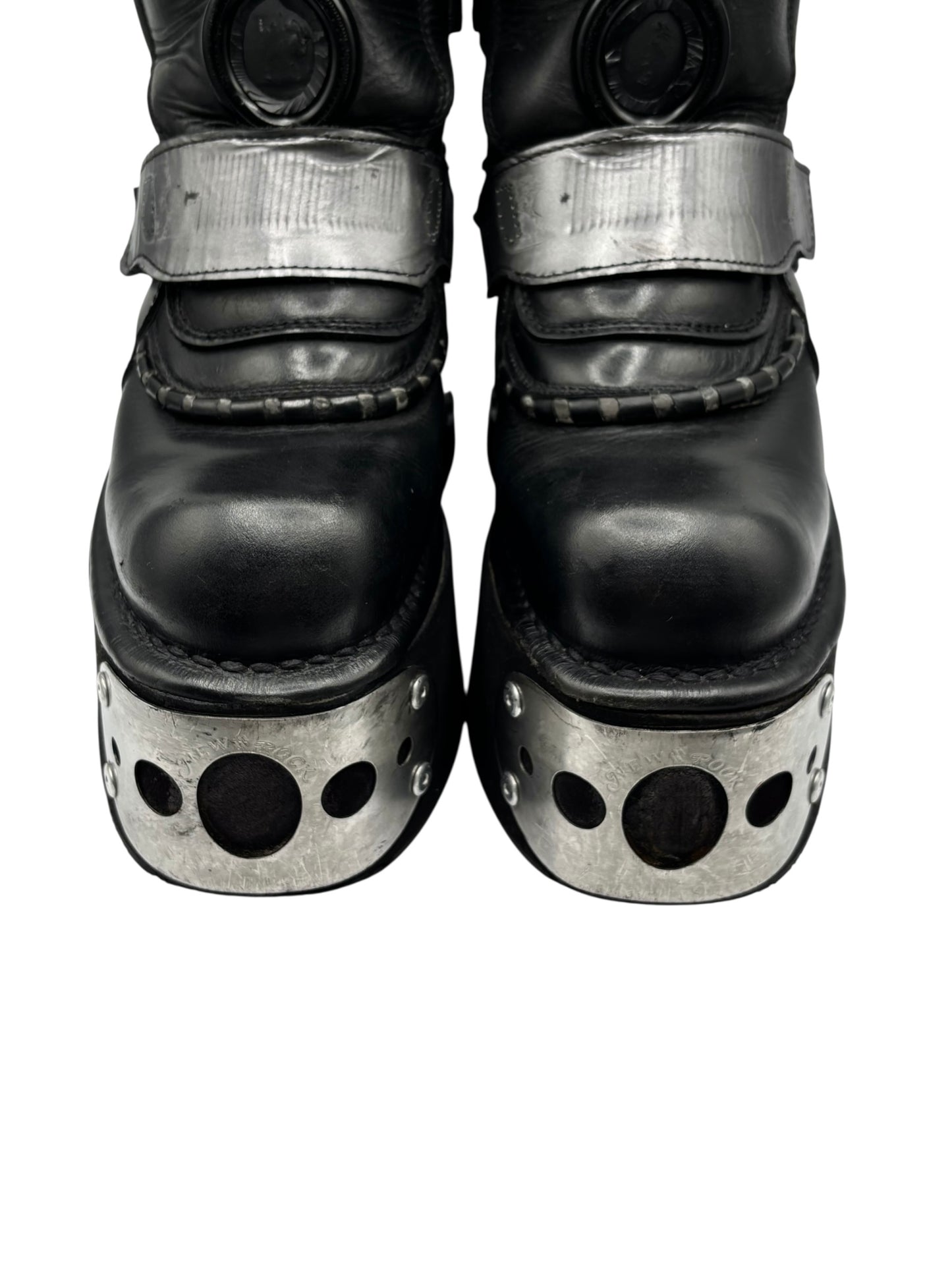 Extremely rare vintage 90s New Rock neptuno platform boots size 39
