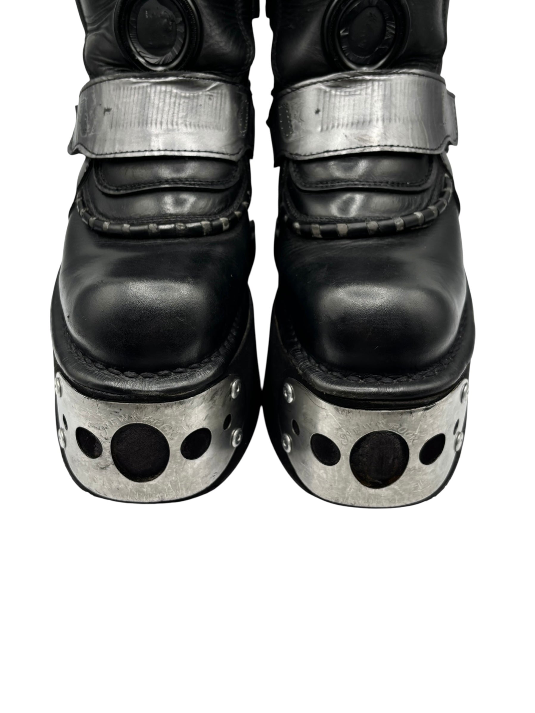 Extremely rare vintage 90s New Rock neptuno platform boots size 39