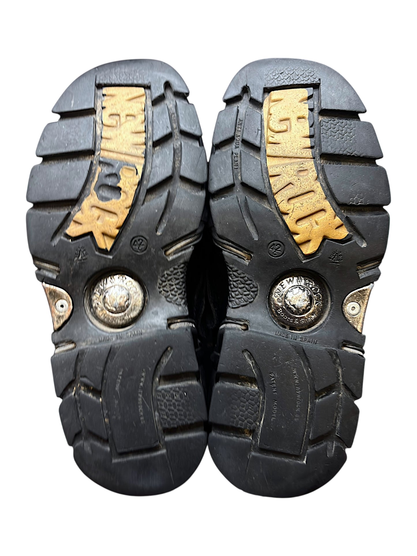 Vintage New Rock M-285 black platform boots size 42