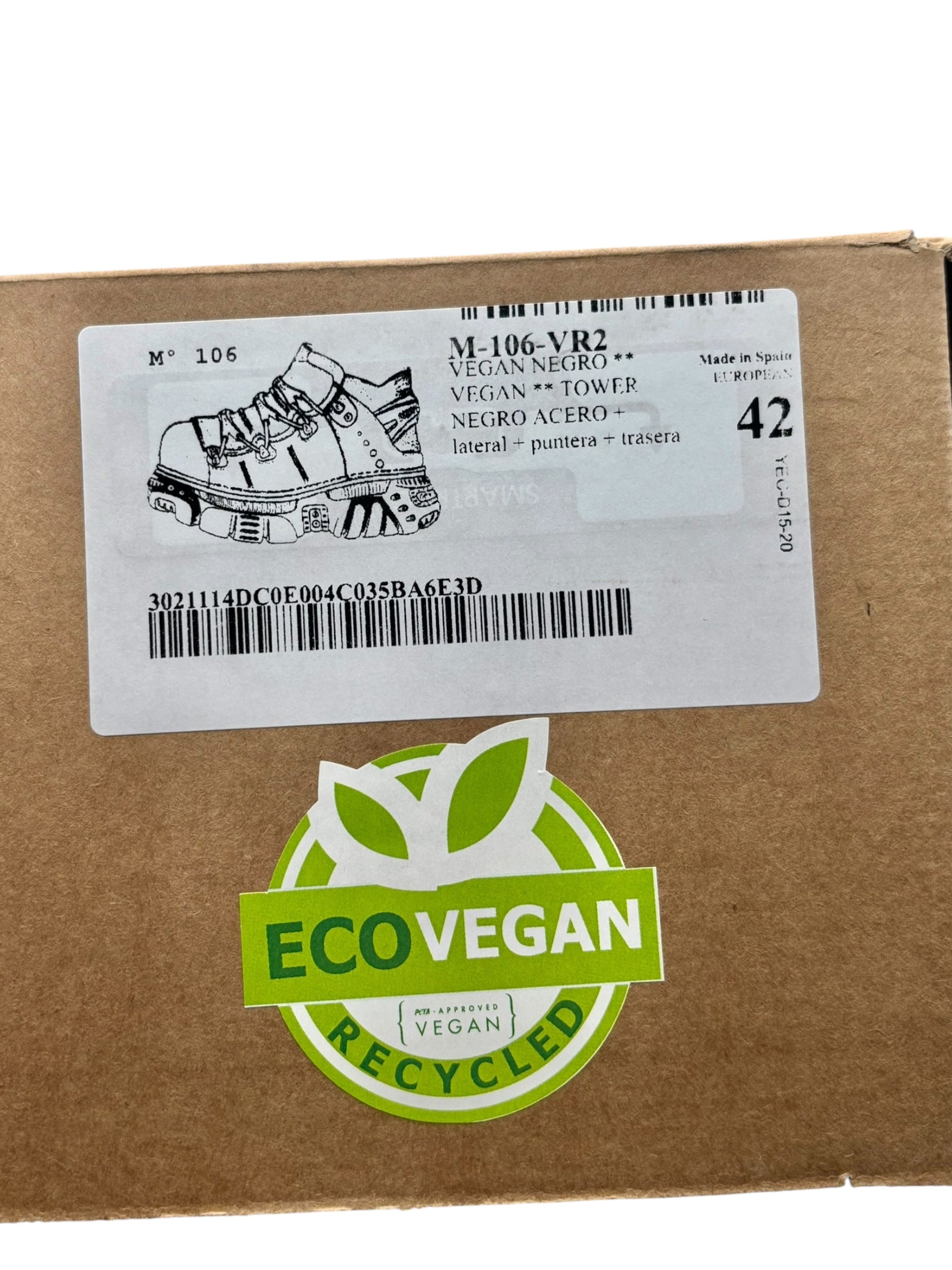 Vintage New Rock M-106-VR2 platform boots size 42