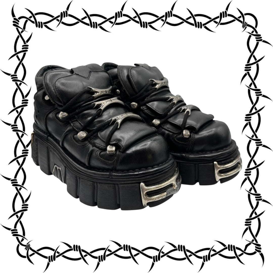 Vintage New Rock M-106-S1 platform boots size 38