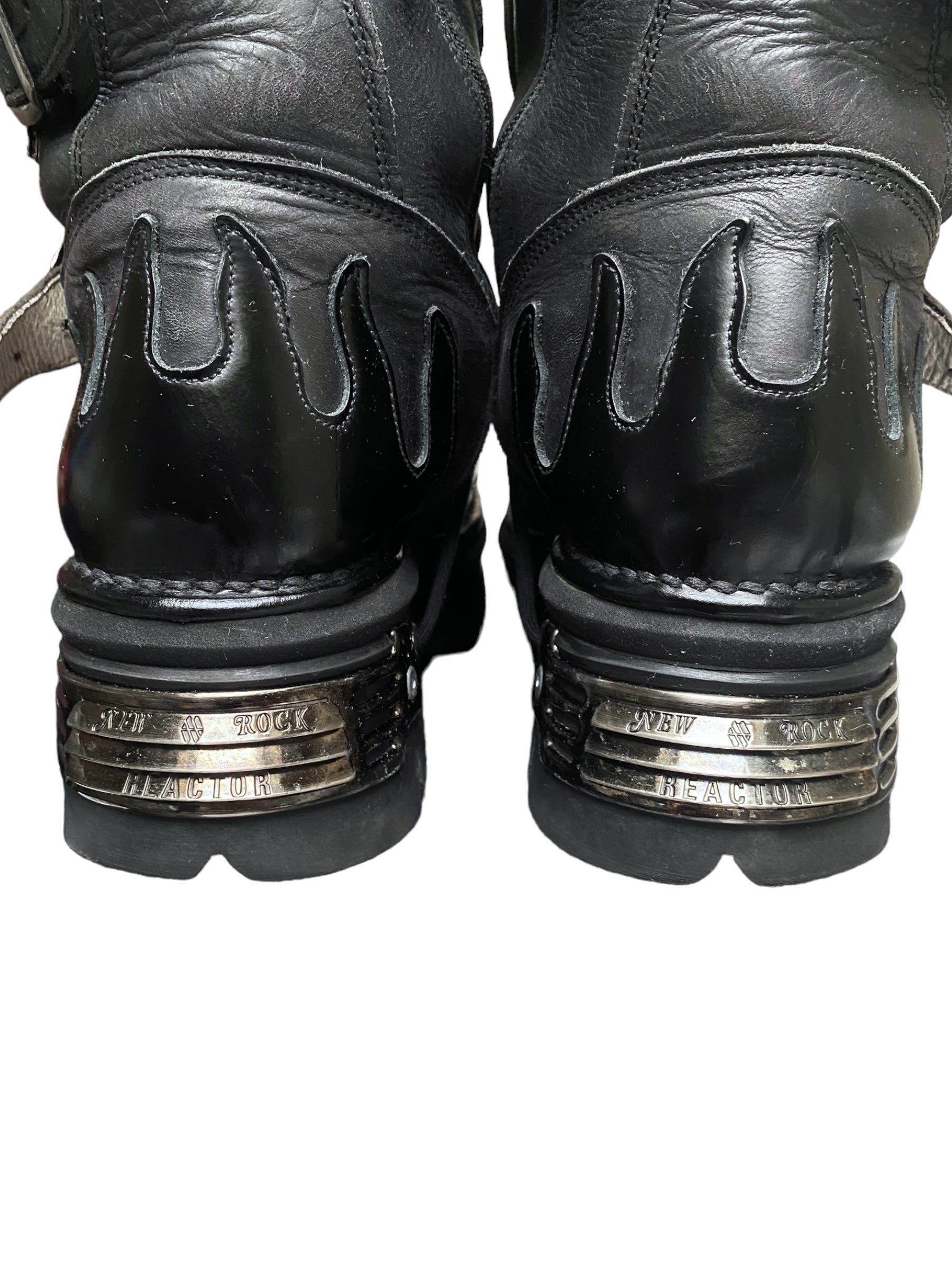 Vintage New Rock M-161-S1 reactor knee-high boots size 46