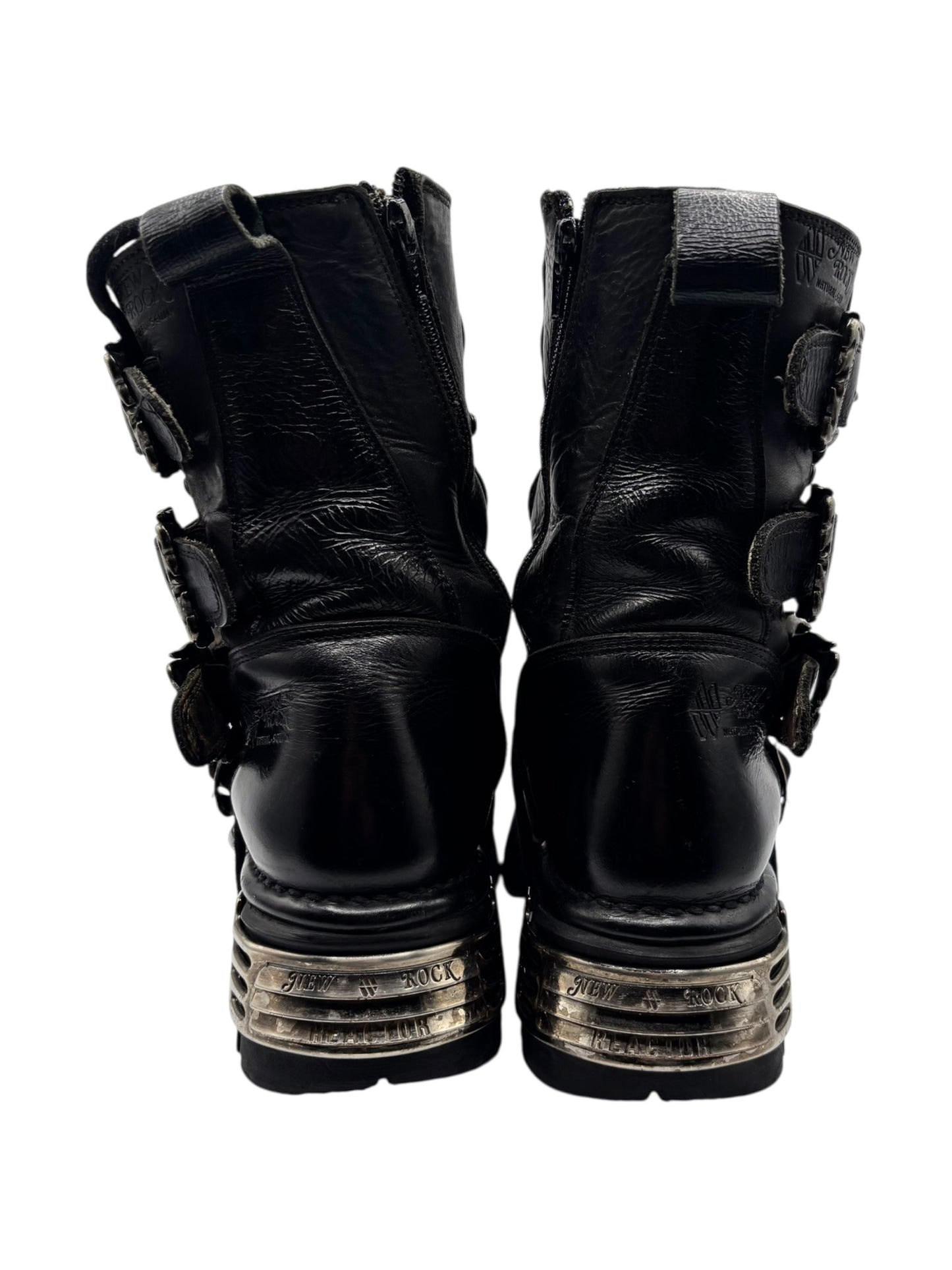 Vintage New Rock reactor mid-calf boots size 38