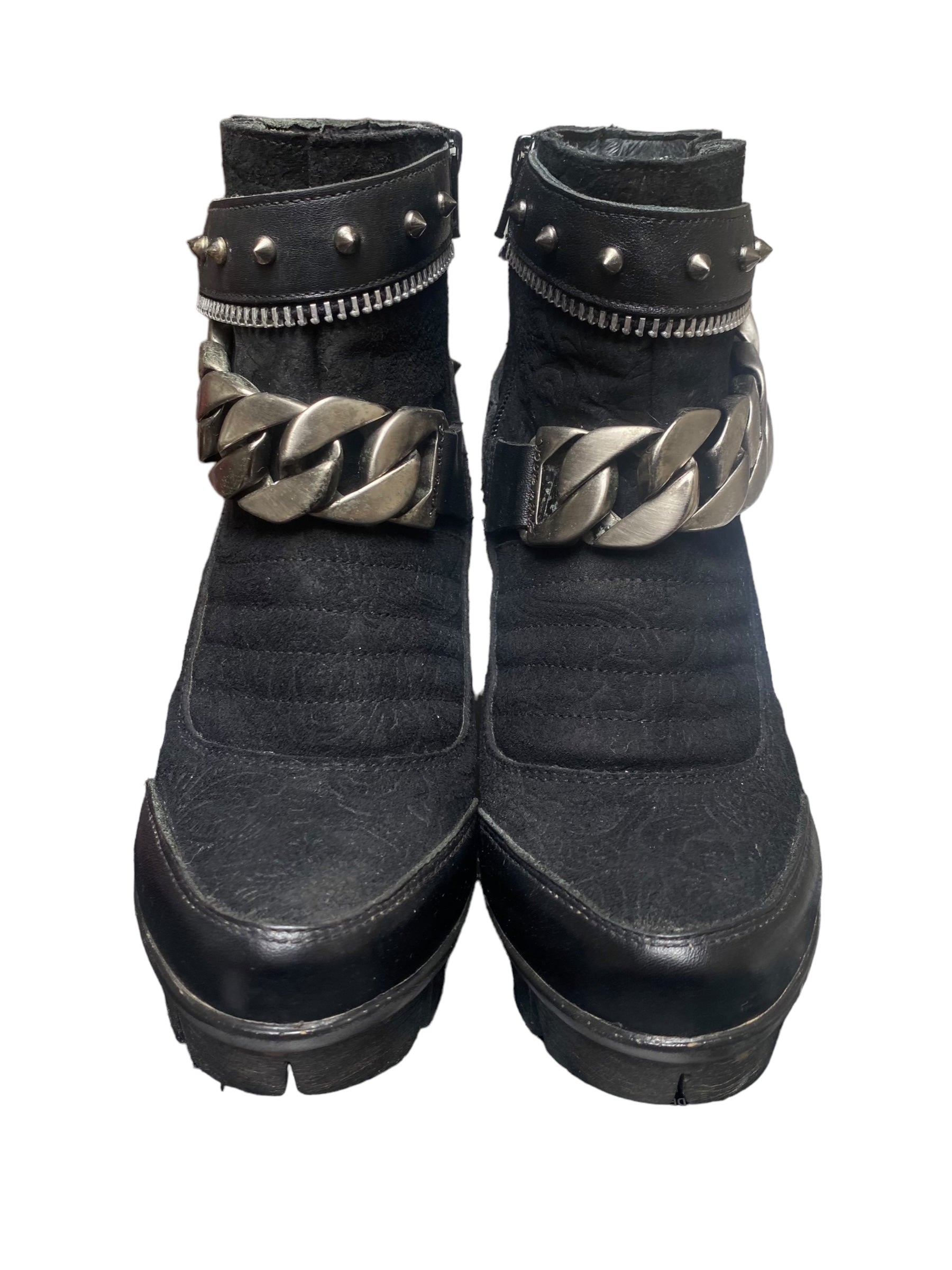 Rare vintage New Rock leather heels size 37