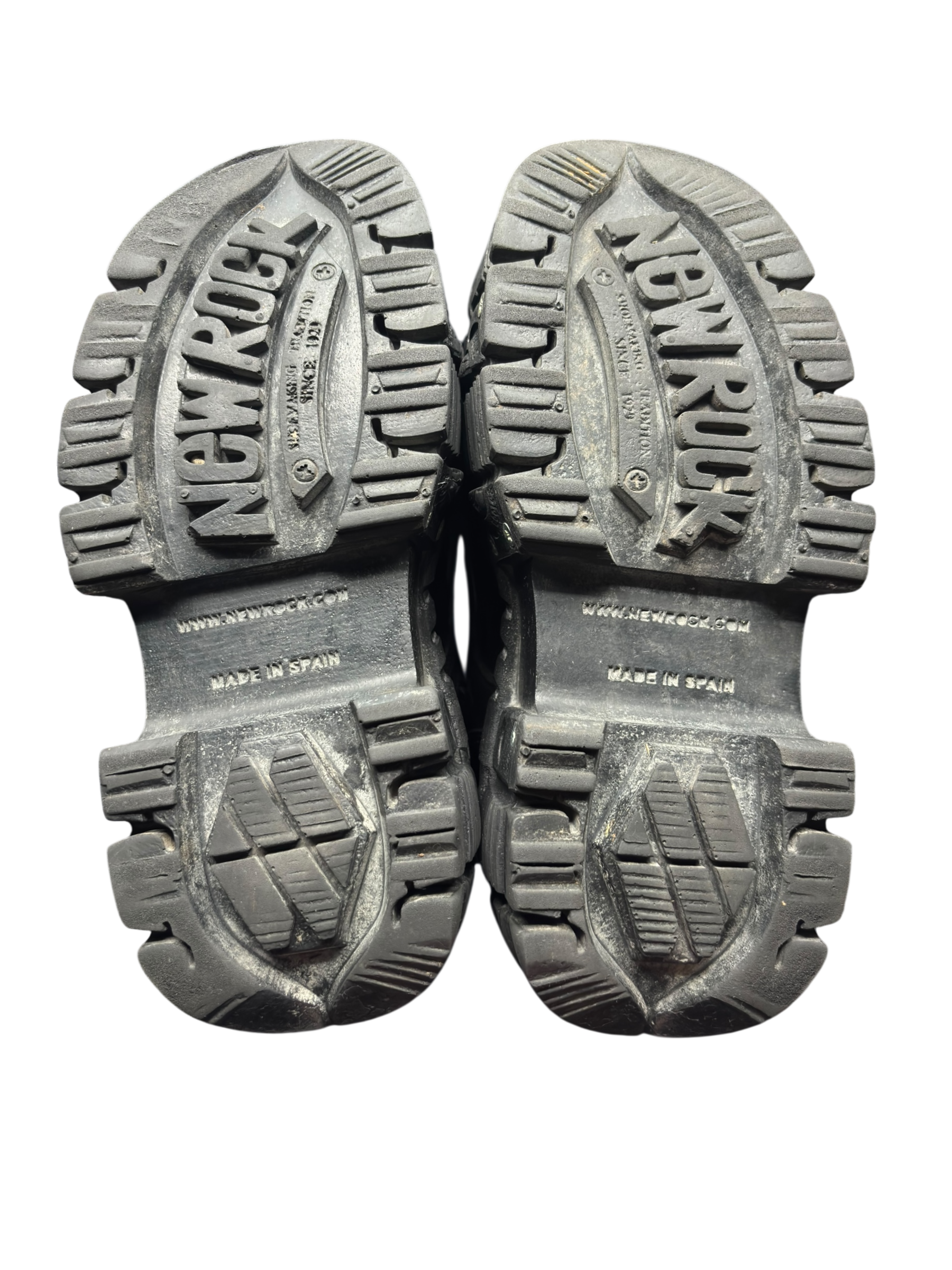 New Rock mega platform techno leather boots size 37