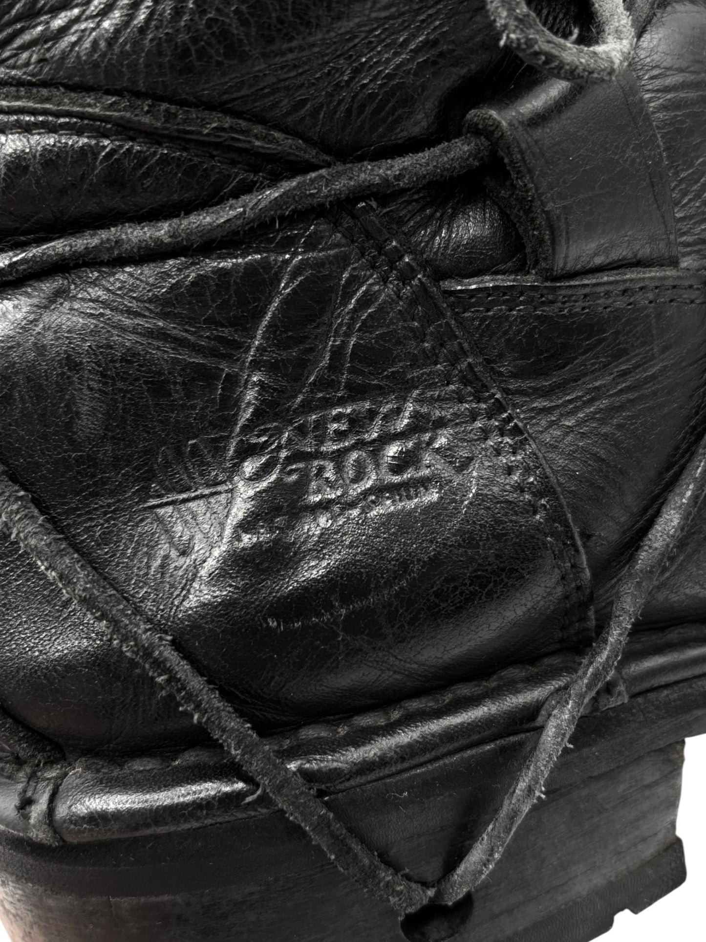 Vintage New Rock lace-up boots size 43