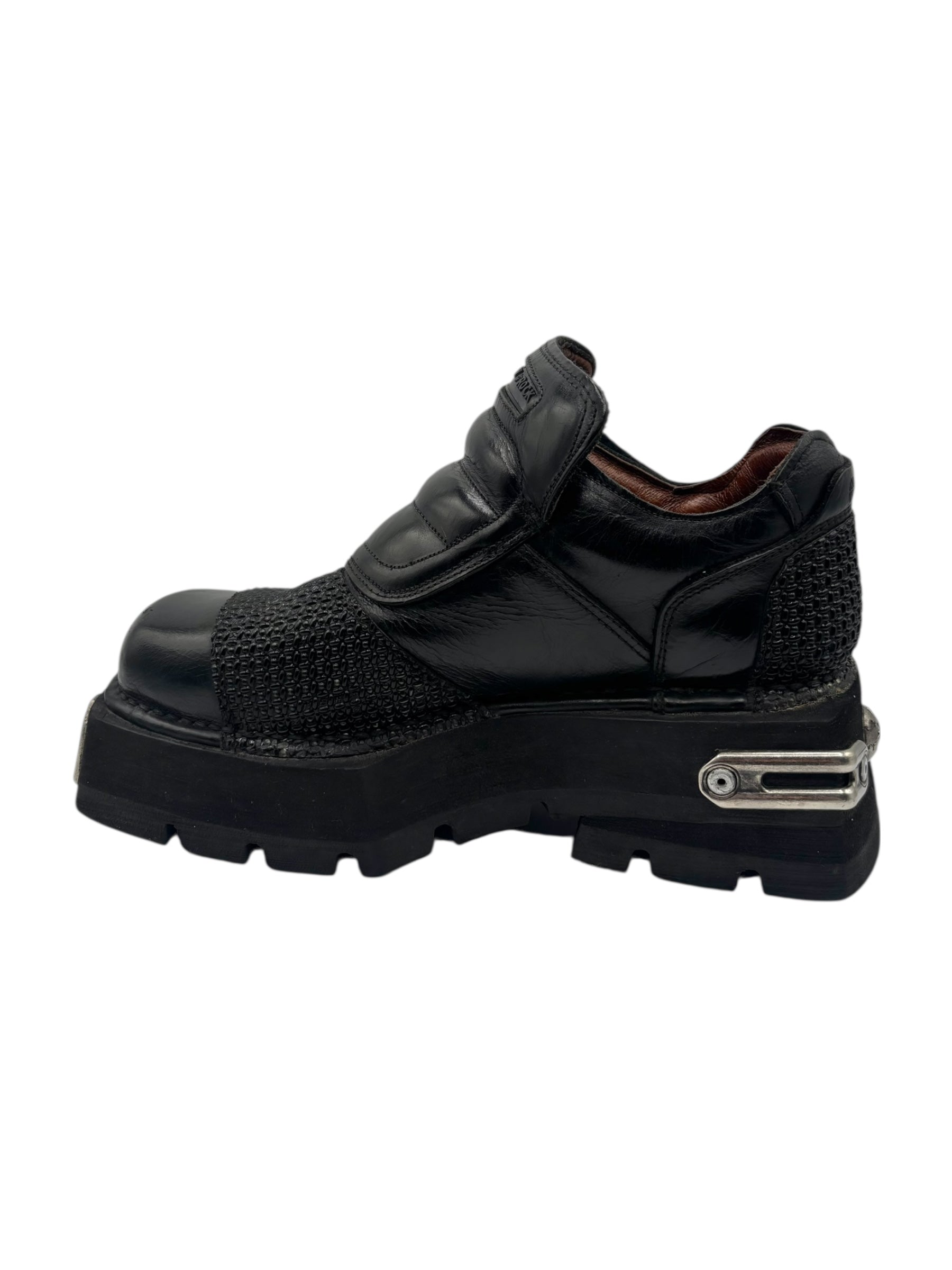 Vintage New Rock atom platform boots size 43