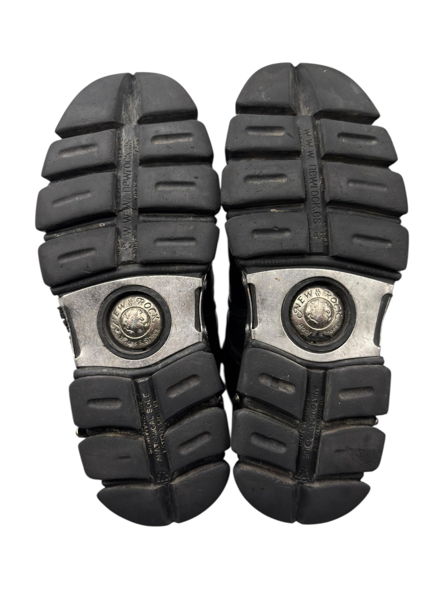 Vintage New Rock avant garde leather platform boots size 41