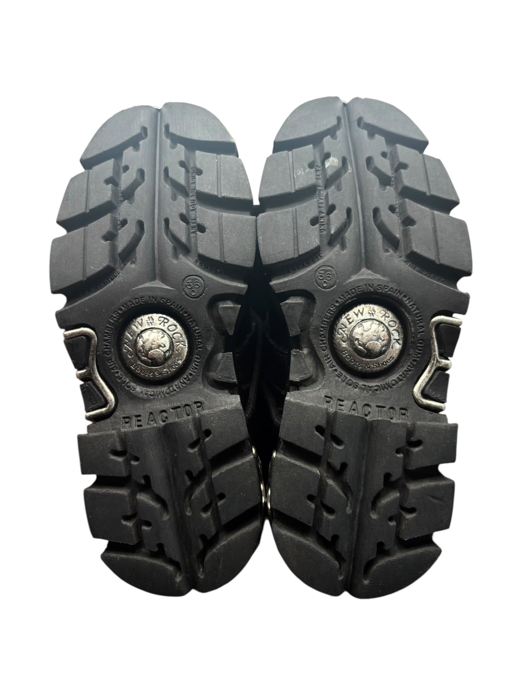 Rare vintage New Rock reactor leather boots size 36