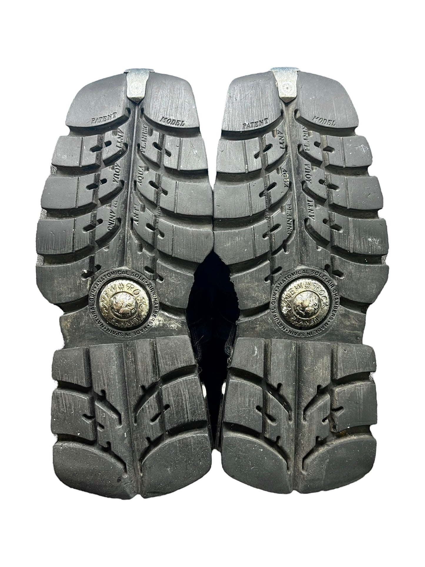 VERY RARE vintage New Rock atom mid-calf platform boots size 41