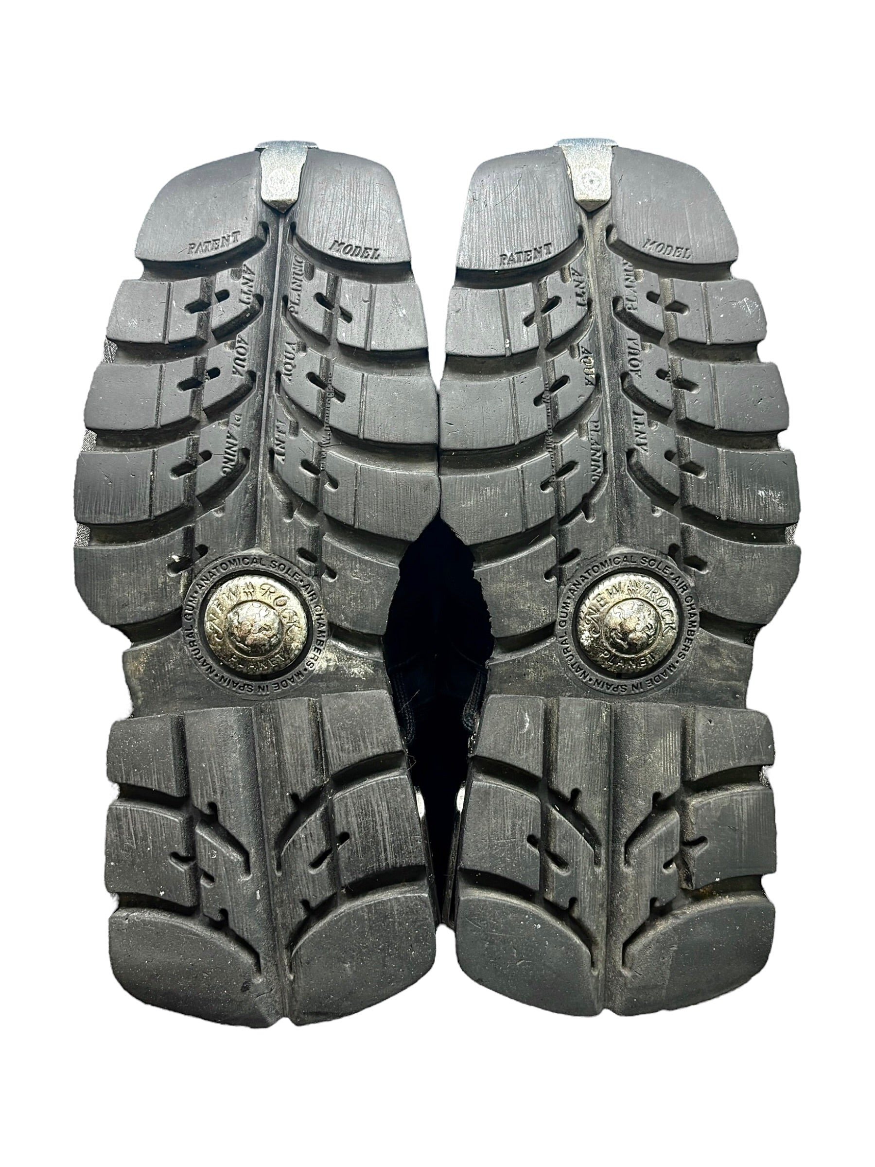 VERY RARE vintage New Rock atom mid-calf platform boots size 41