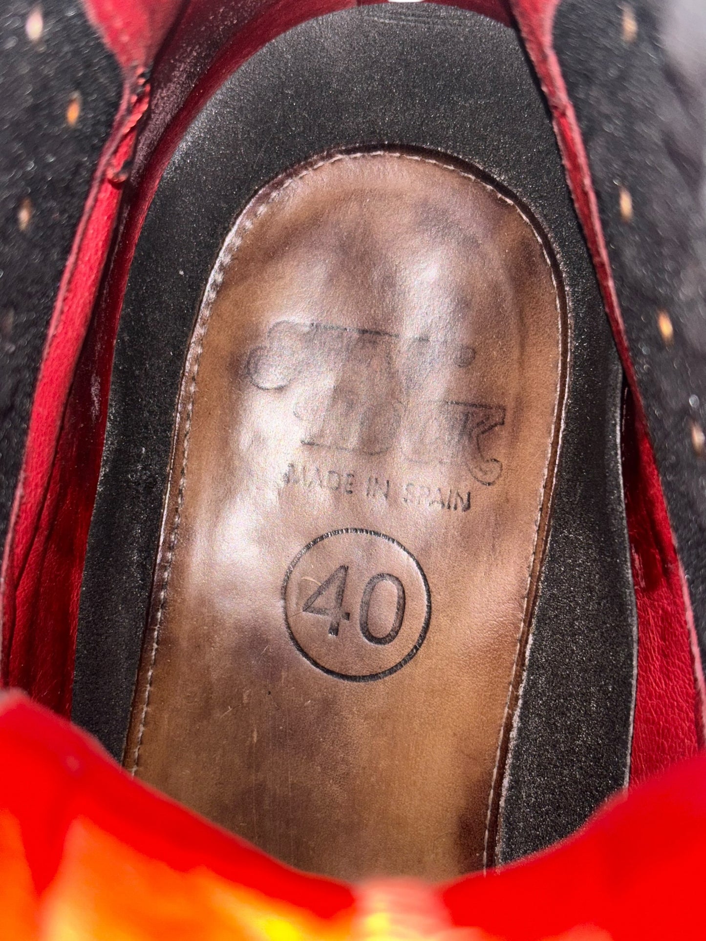 Vintage New Rock steel cap cowboy boots size 40