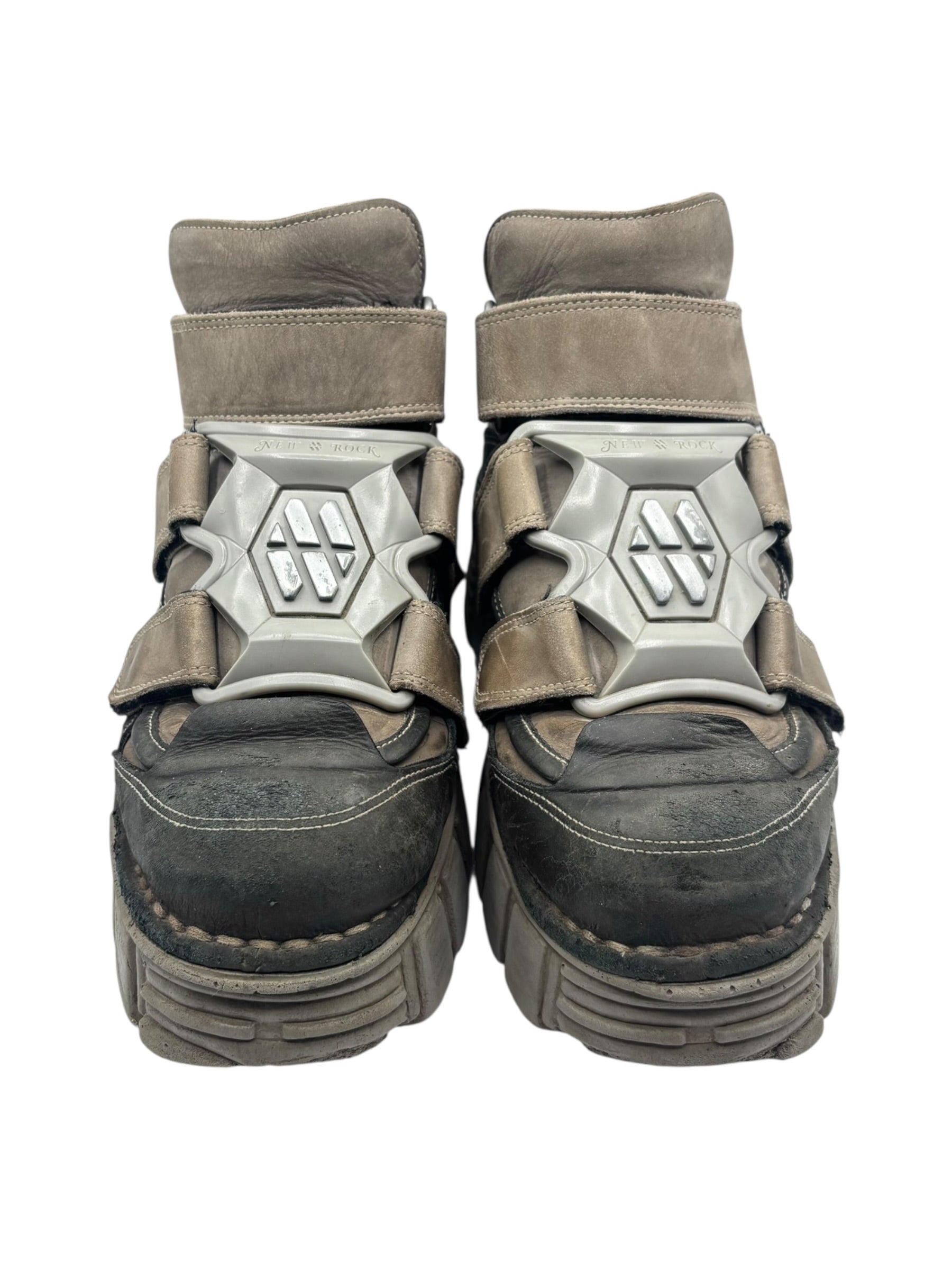 New Rock M-285 khaki platform boots size 39