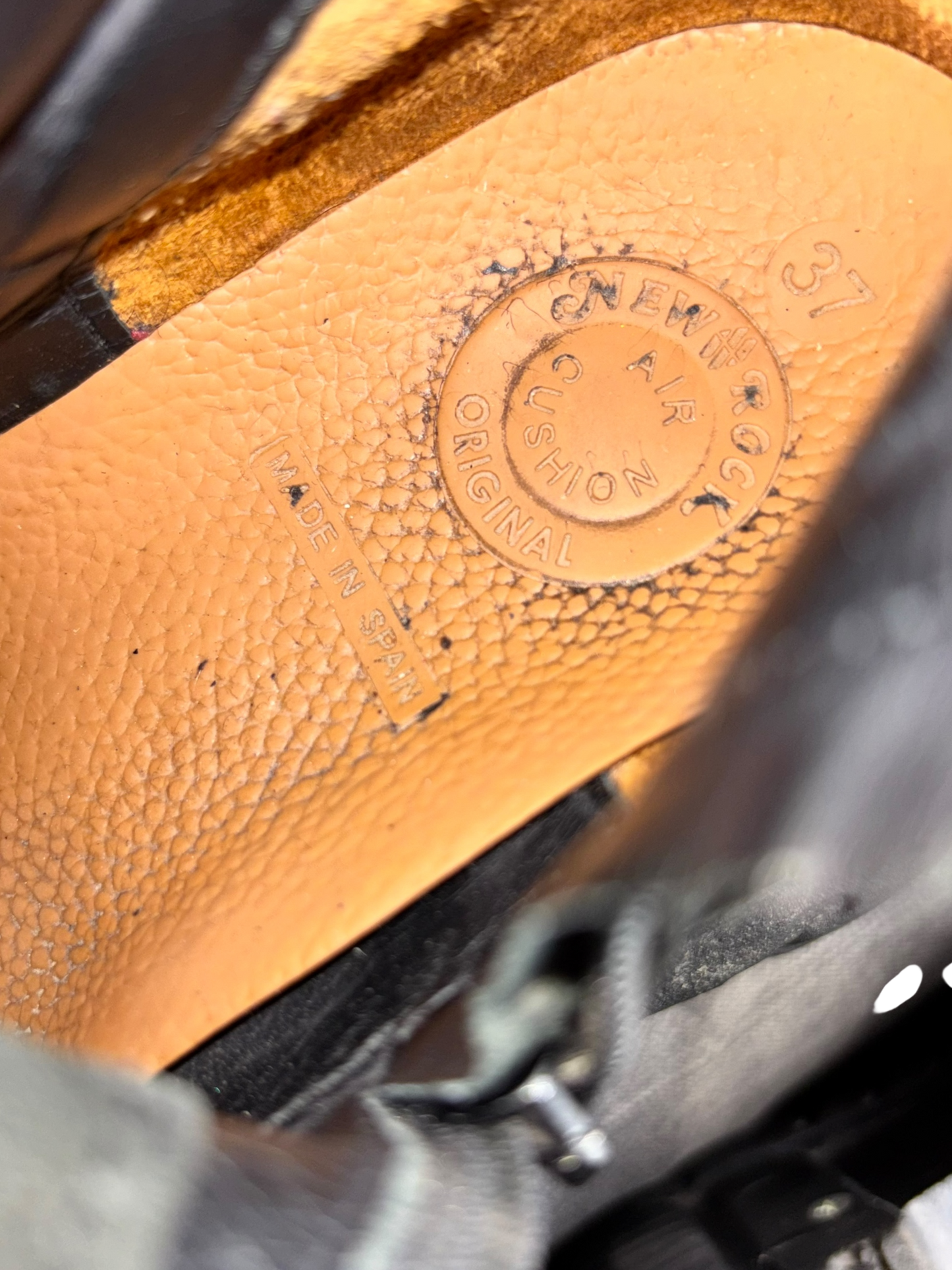 New Rock mega platform techno leather boots size 37