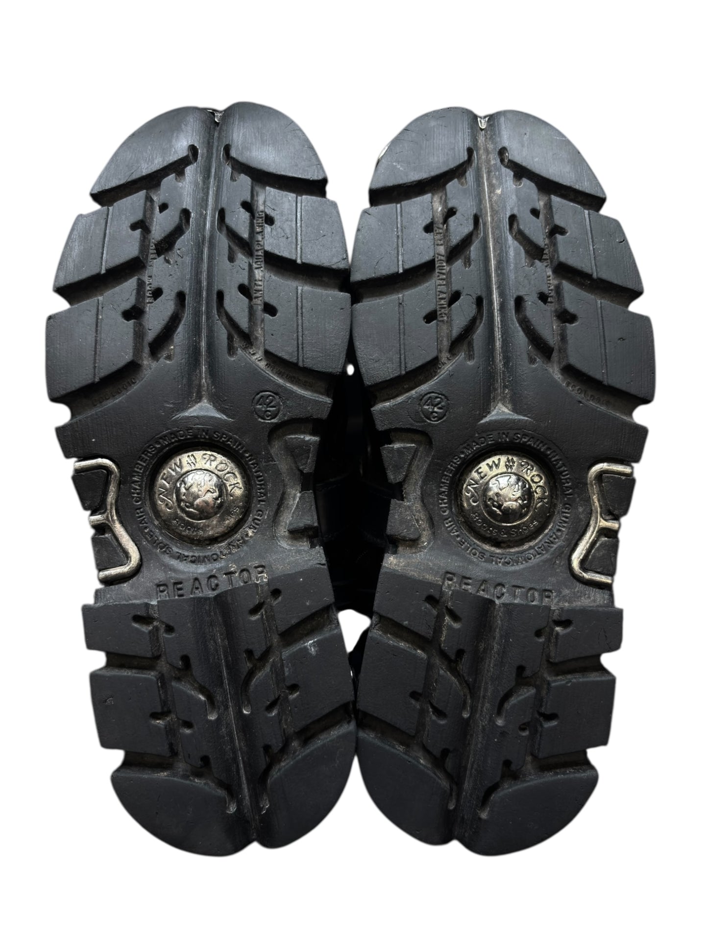 Vintage New Rock M-727 chained leather boots size 42