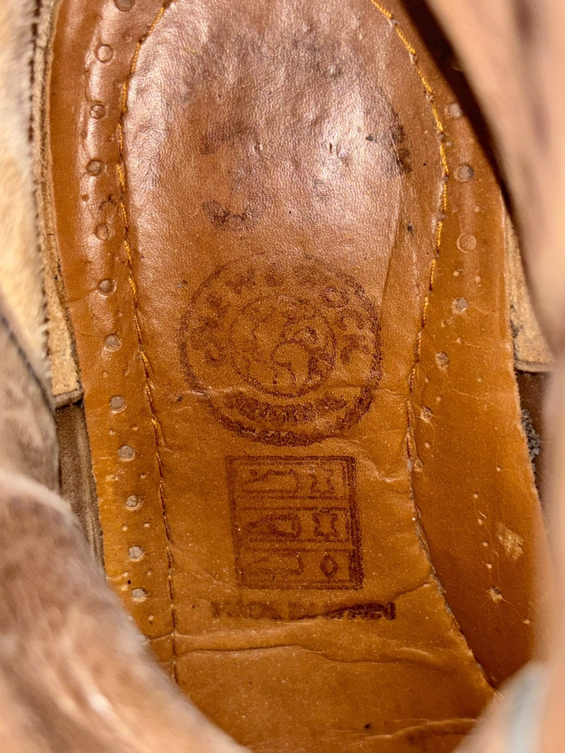 Vintage New Rock mili lace-up leather platform boots size 39