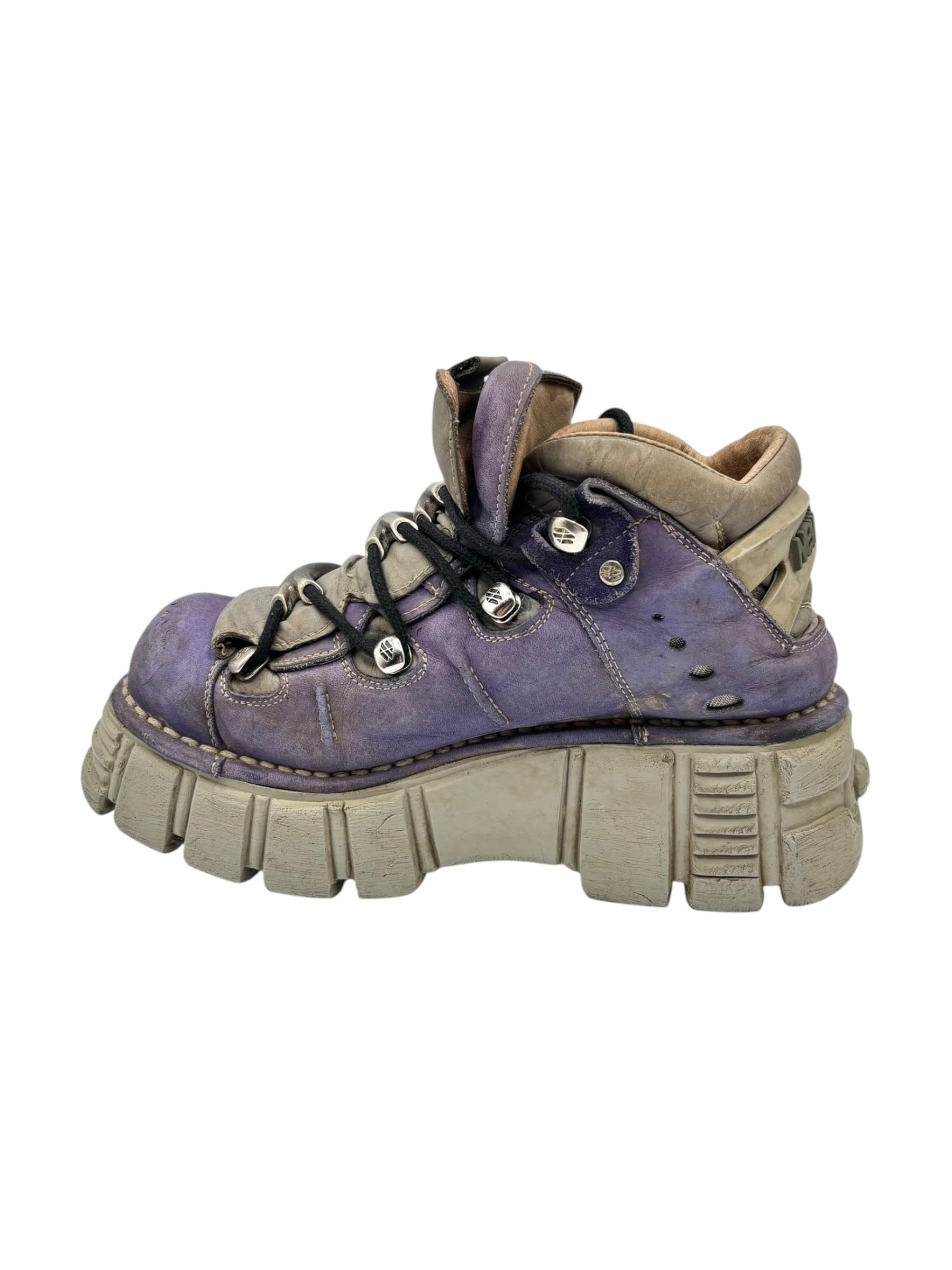 New Rock M-106 purple platform boots size 39