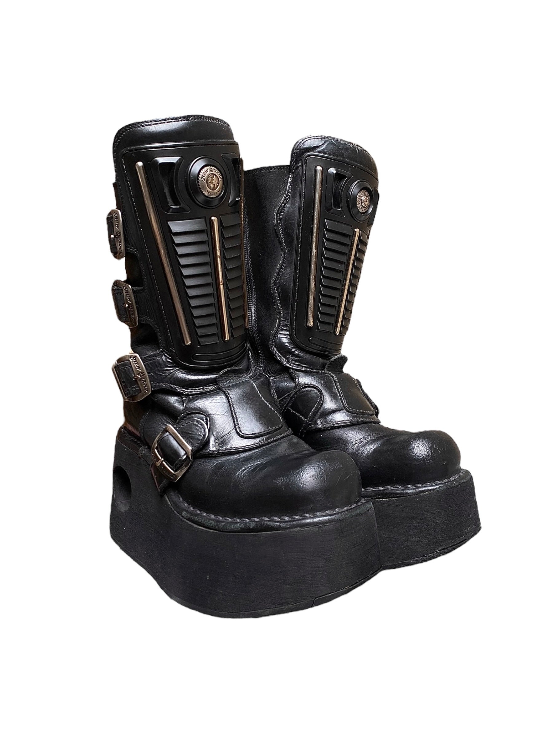 Vintage New Rock neptuno platform boots size 37