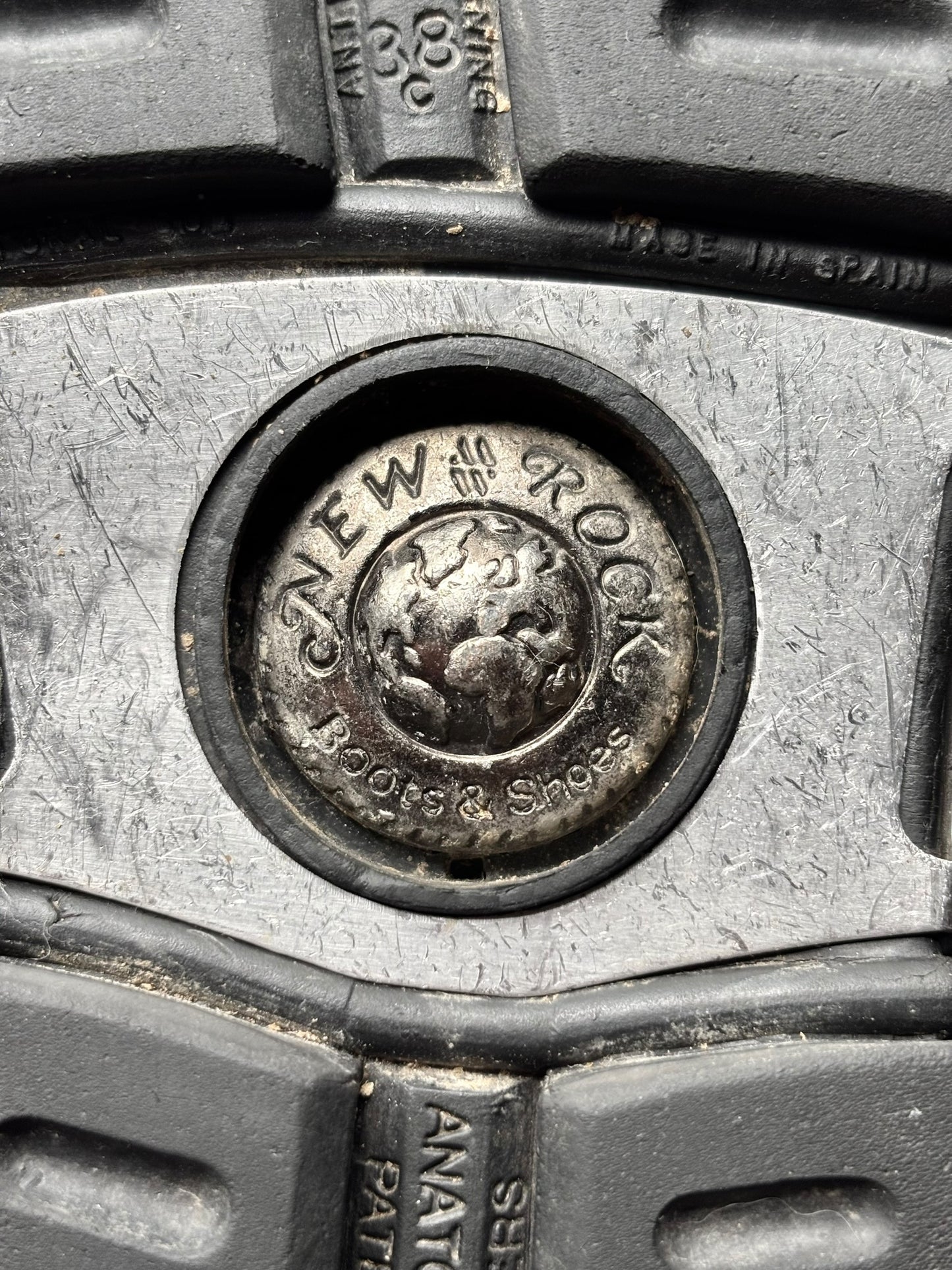 Vintage New Rock knee high terminator sole platform boots