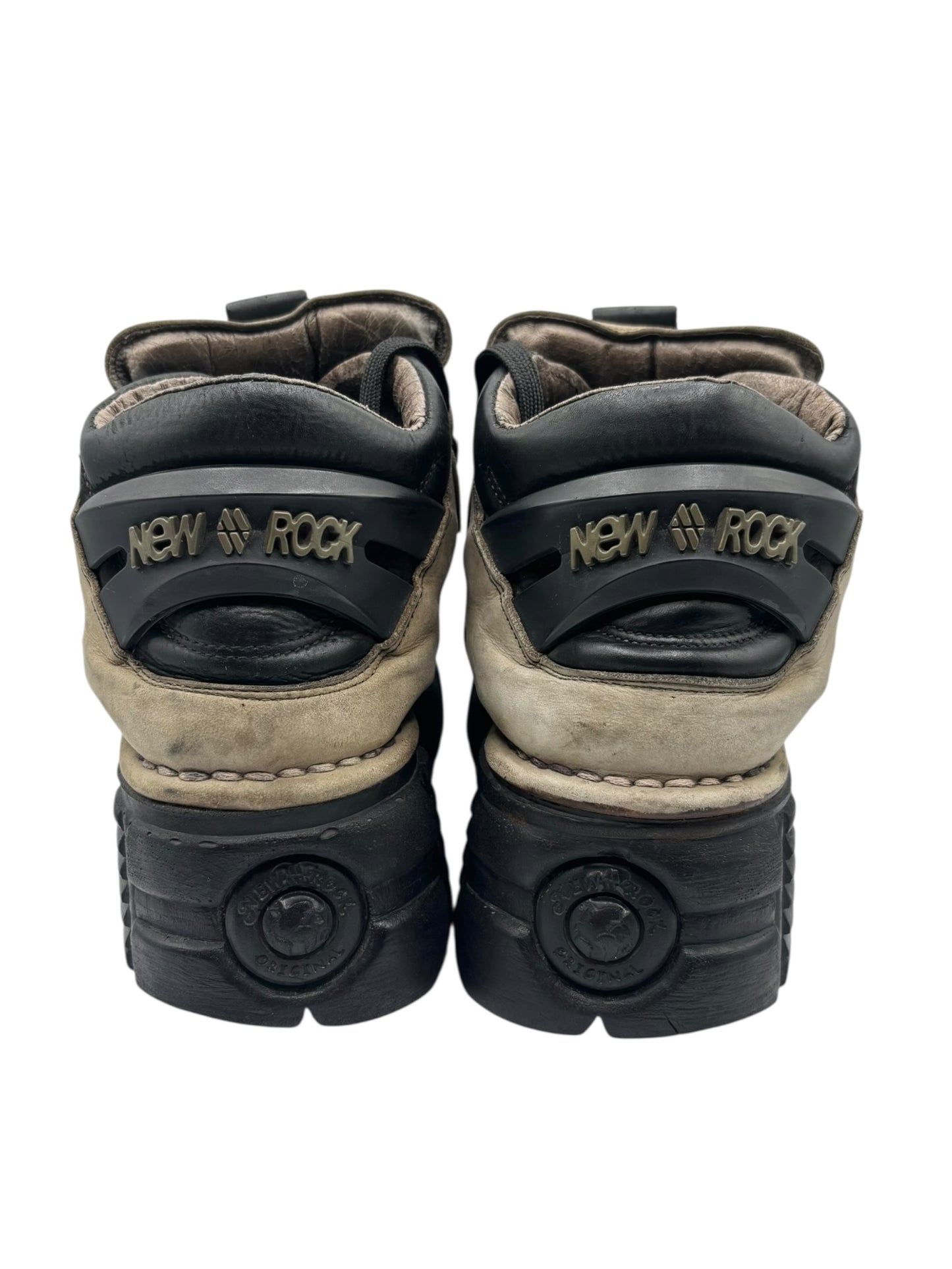 New Rock M-106 grey platform boots size 40