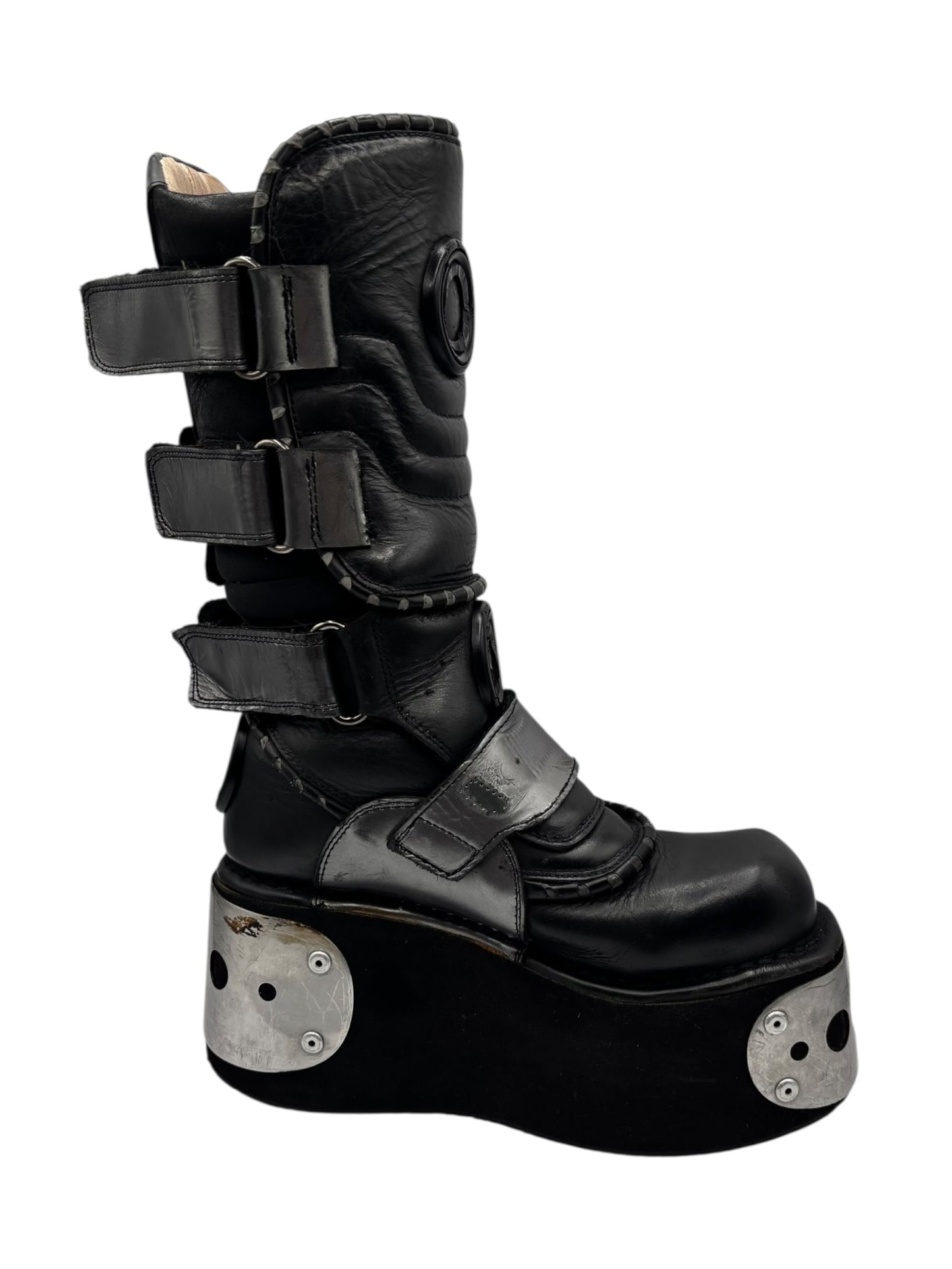 Extremely rare vintage 90s New Rock neptuno platform boots size 39