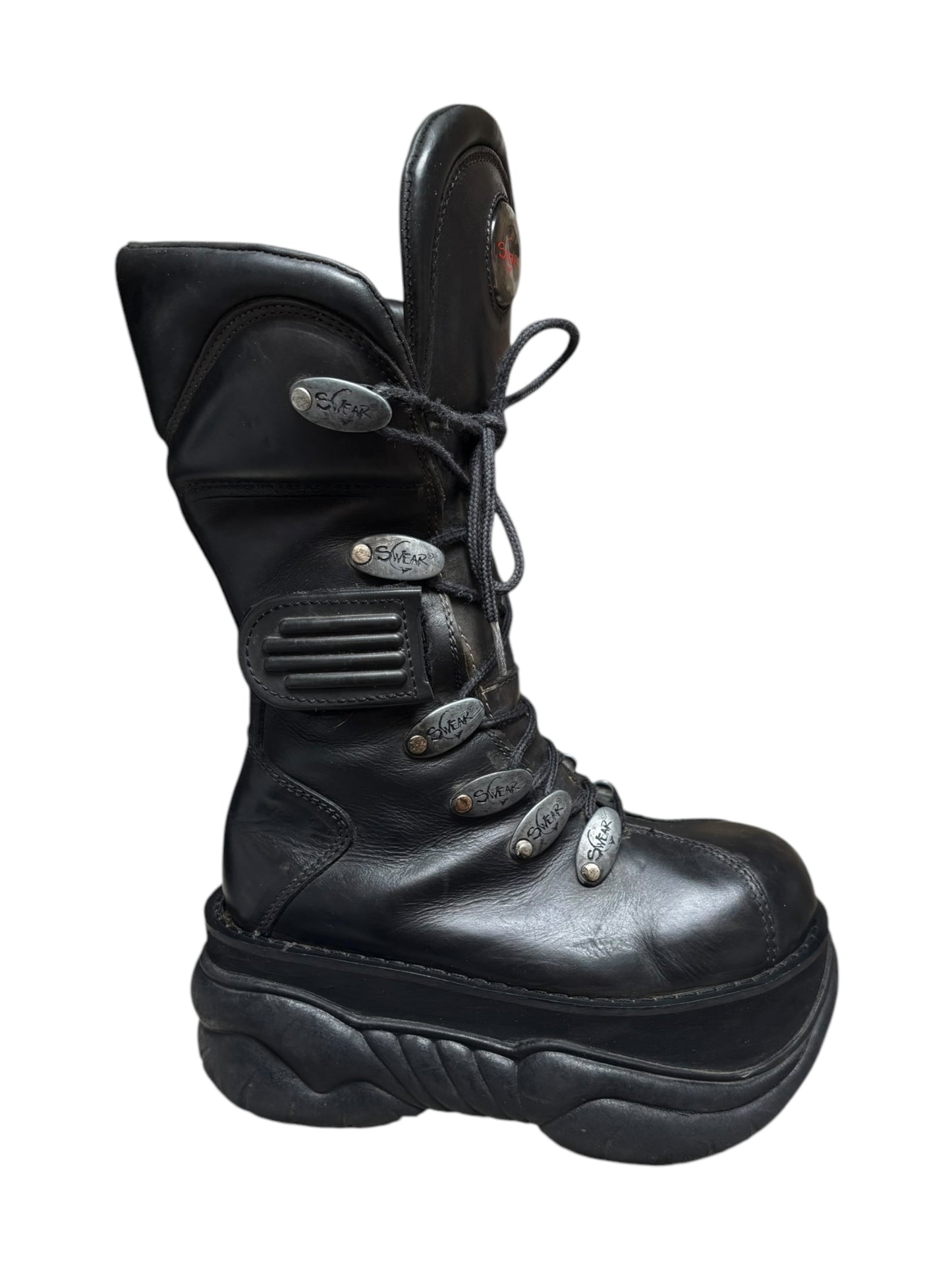 Vintage 90s Swear London alternative platform boots size 37