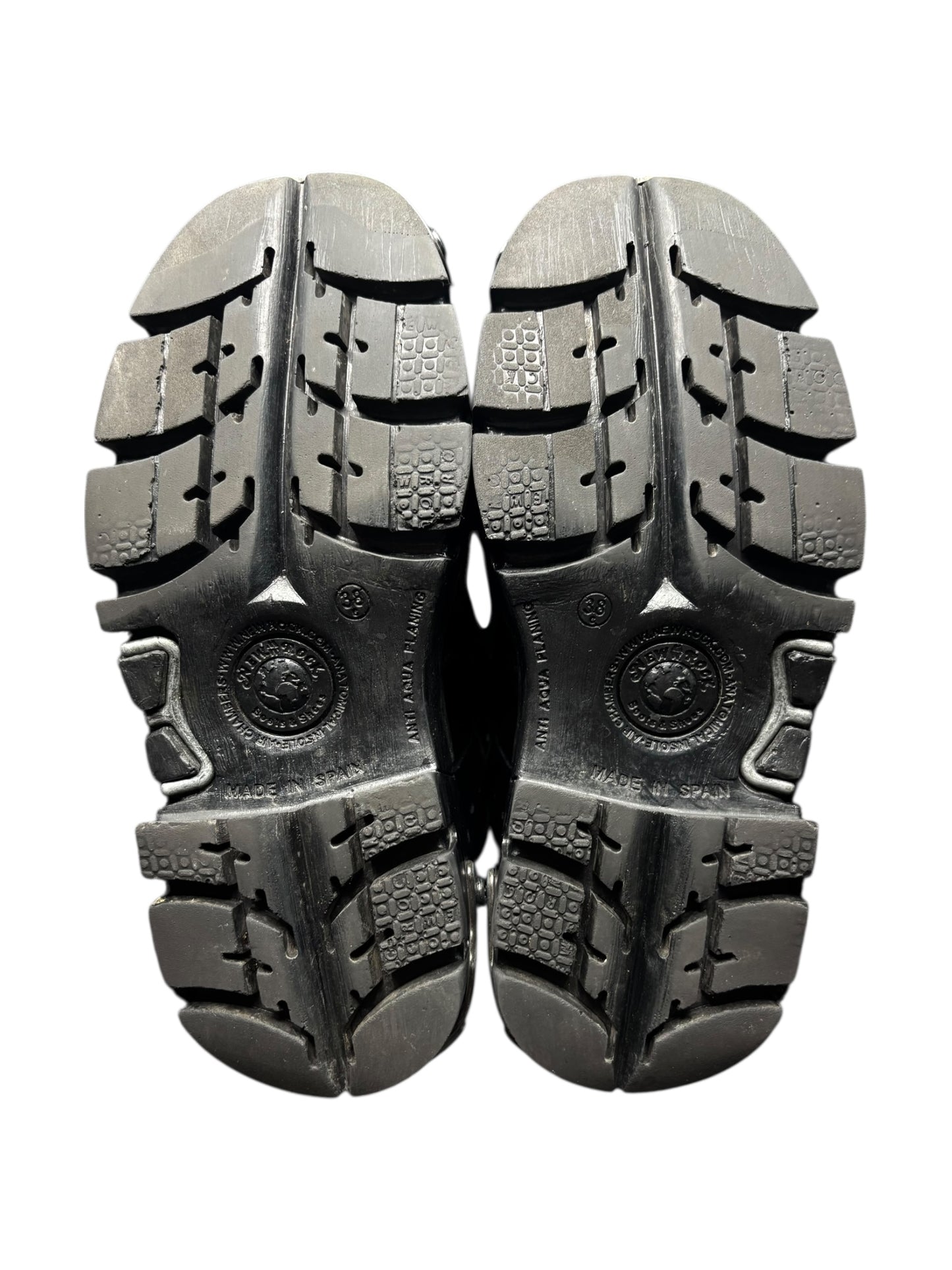 New Rock M106 spiky platform boots size 38