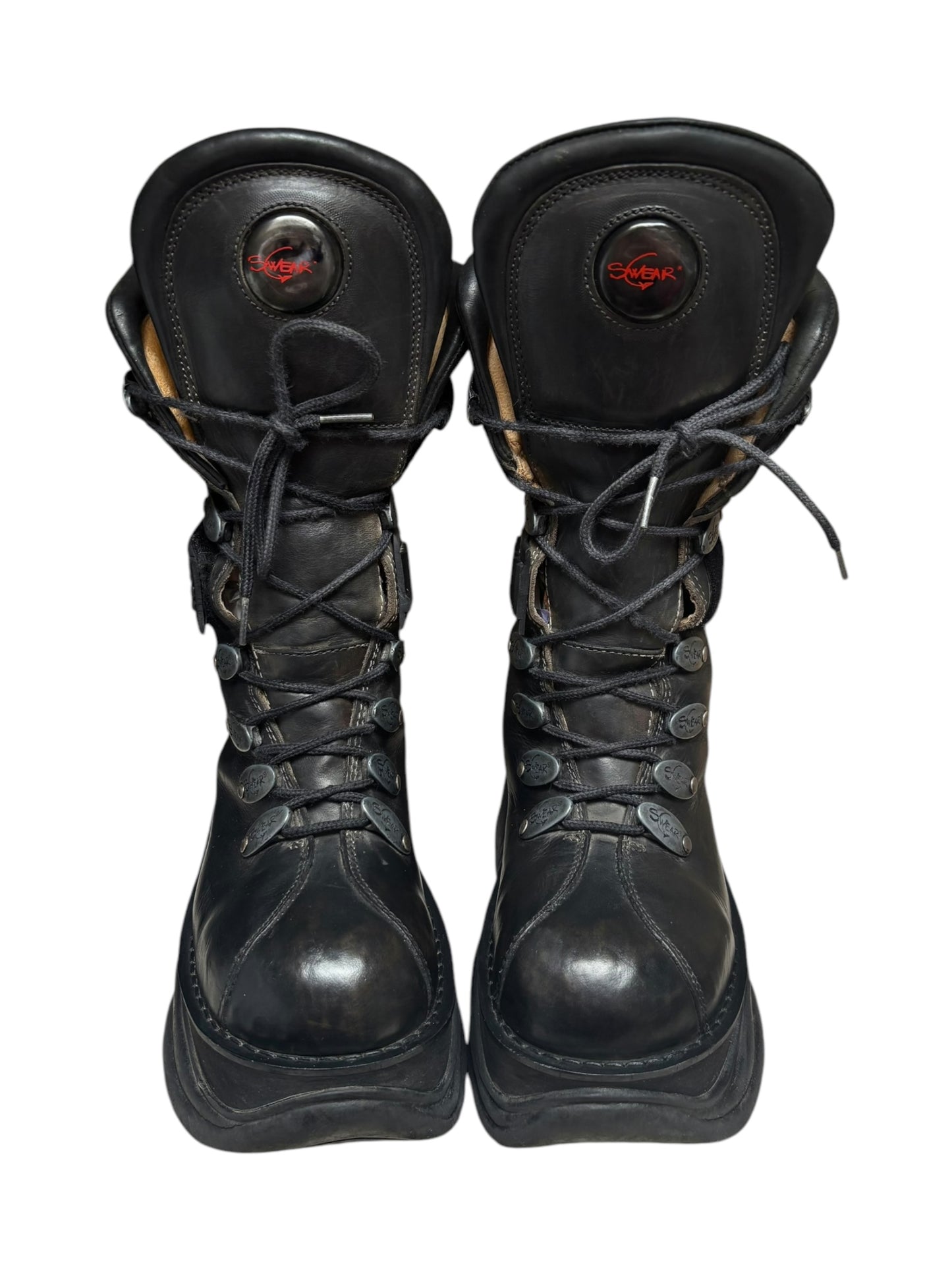 Vintage 90s Swear London alternative platform boots size 37