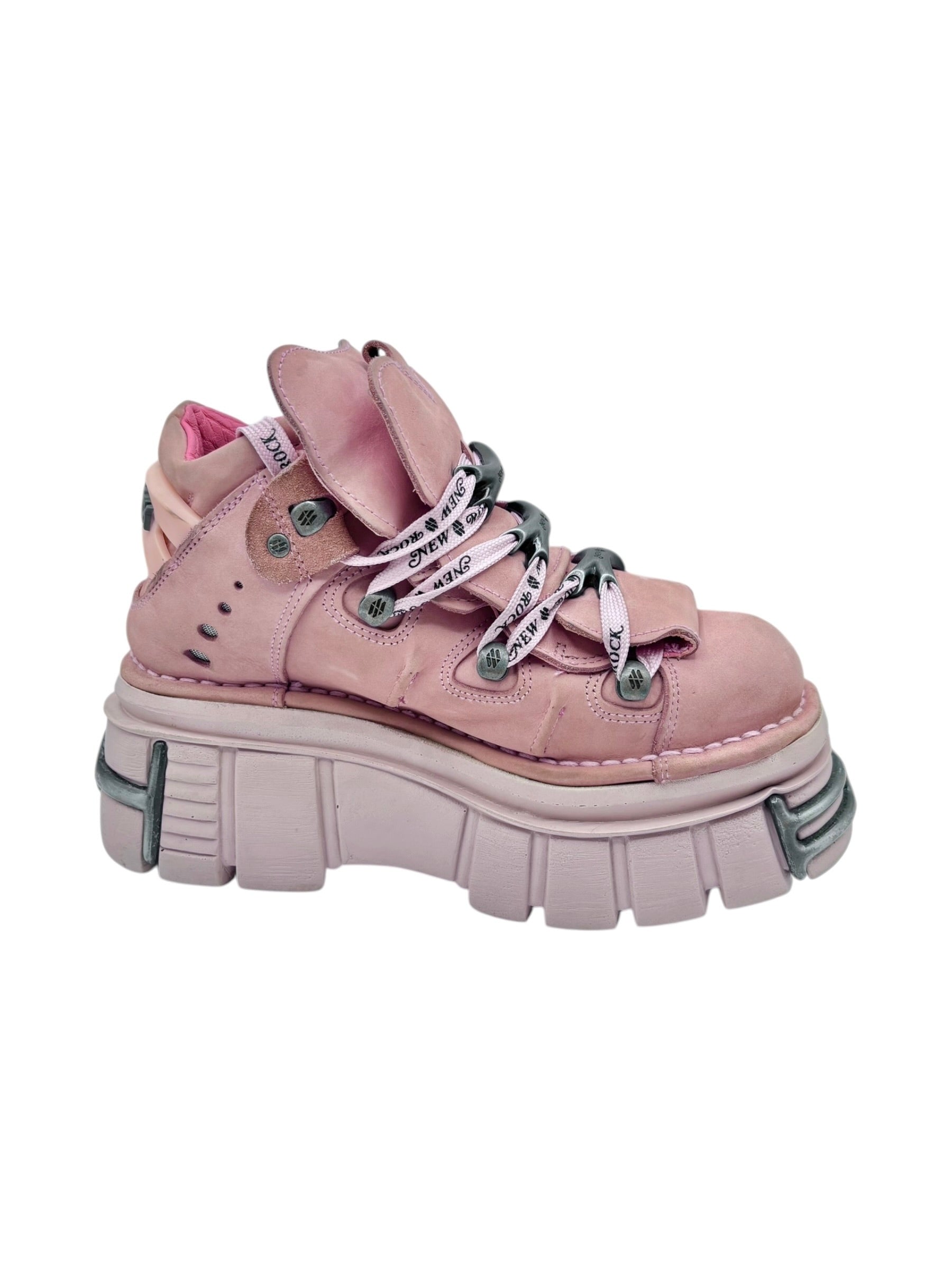 New Rock M-106-C58 pink platform boots size 44