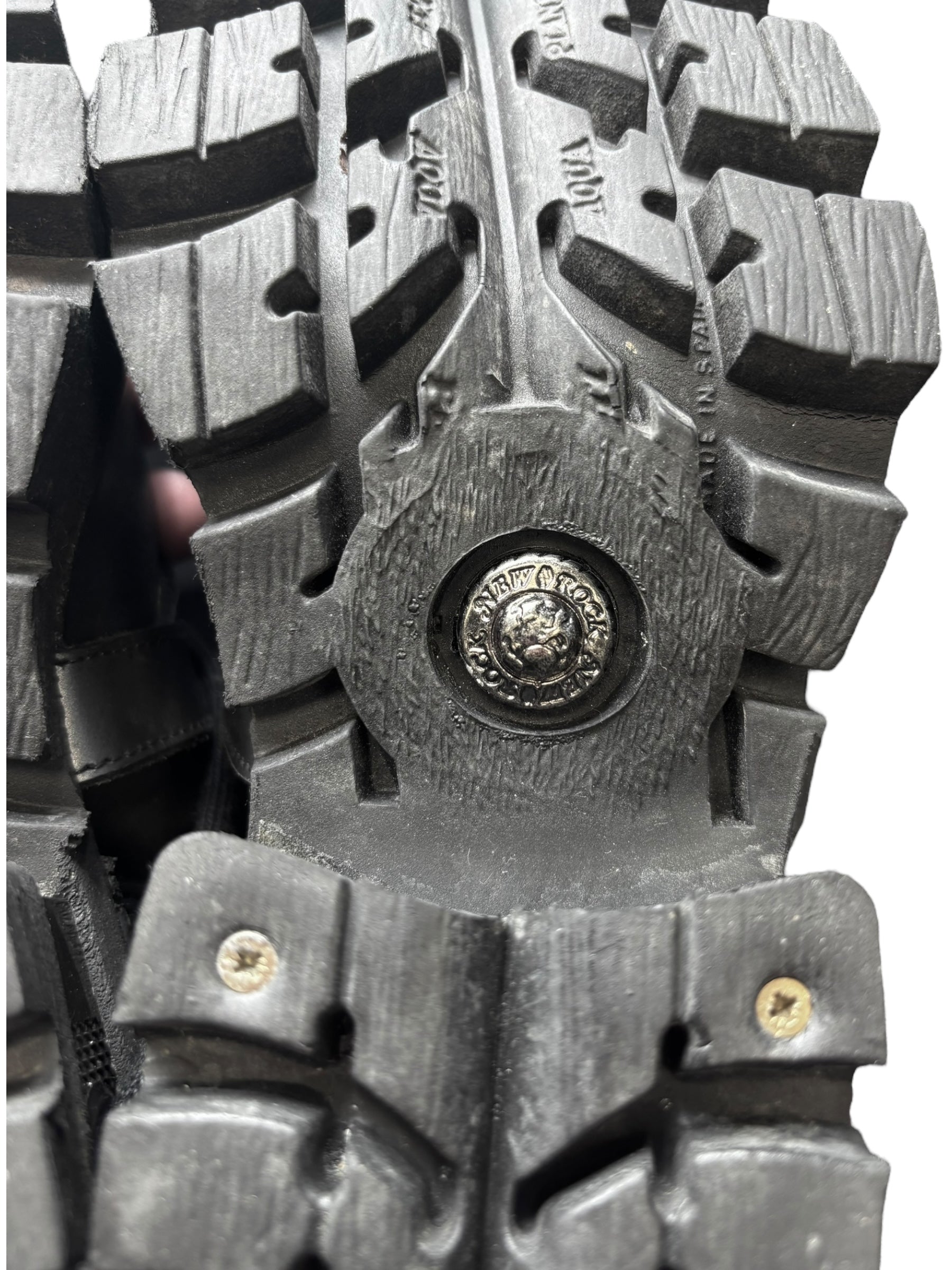 Vintage New Rock leather mid-calf boots size 39