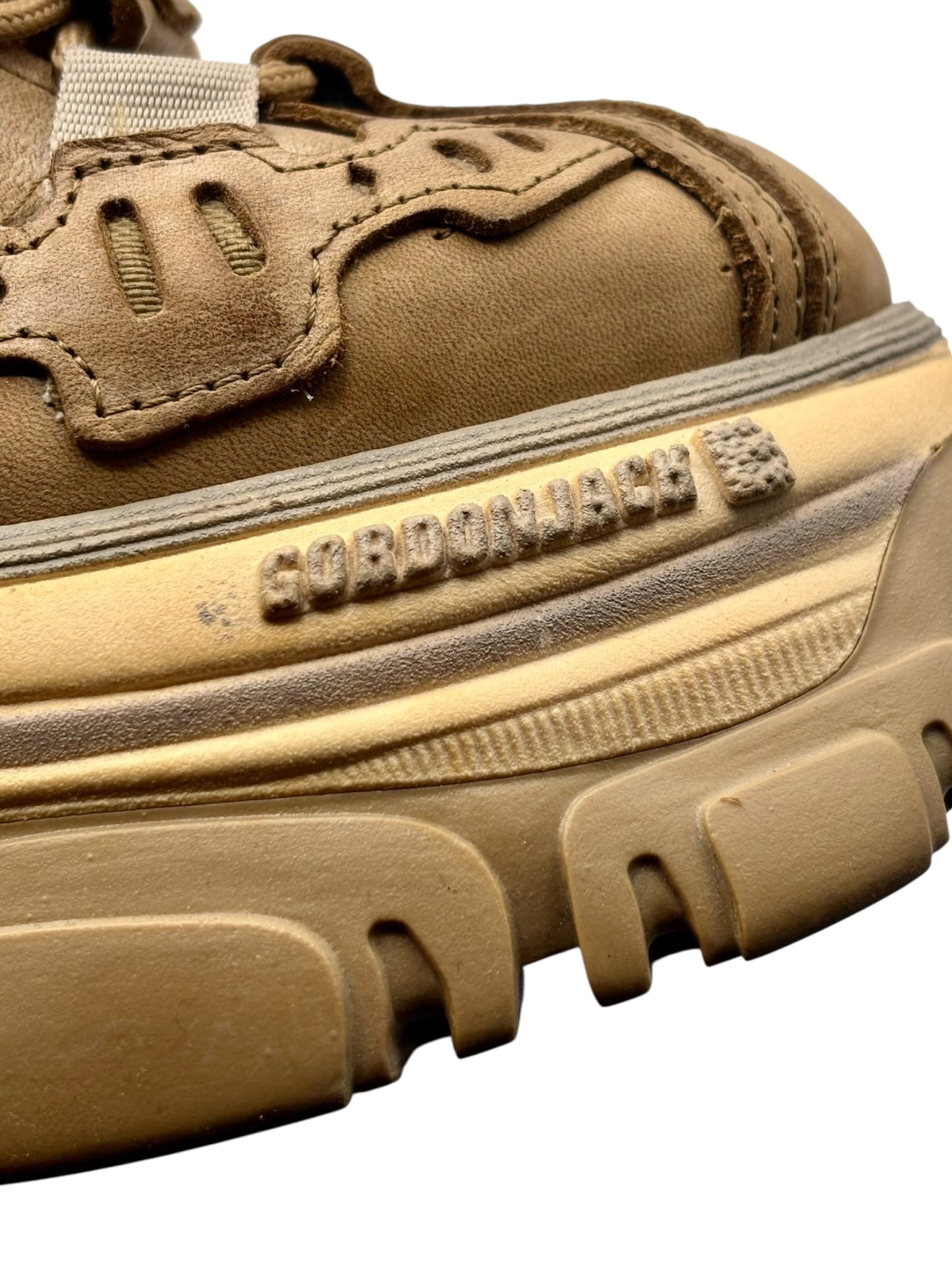 Vintage Gordon Jack beige platform boots size 36